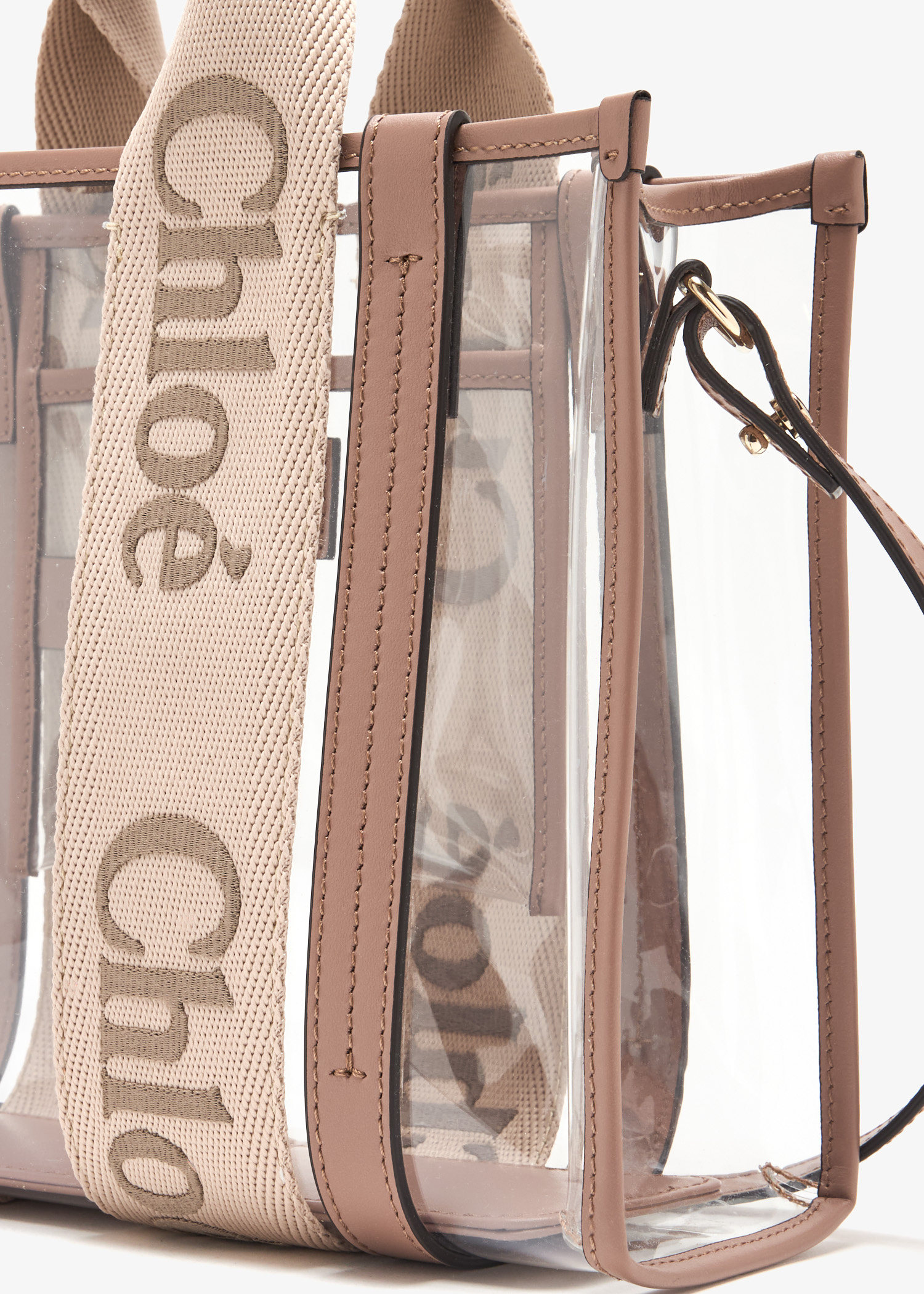Chloé Woody small jelly tote bag for Women - Neutral in