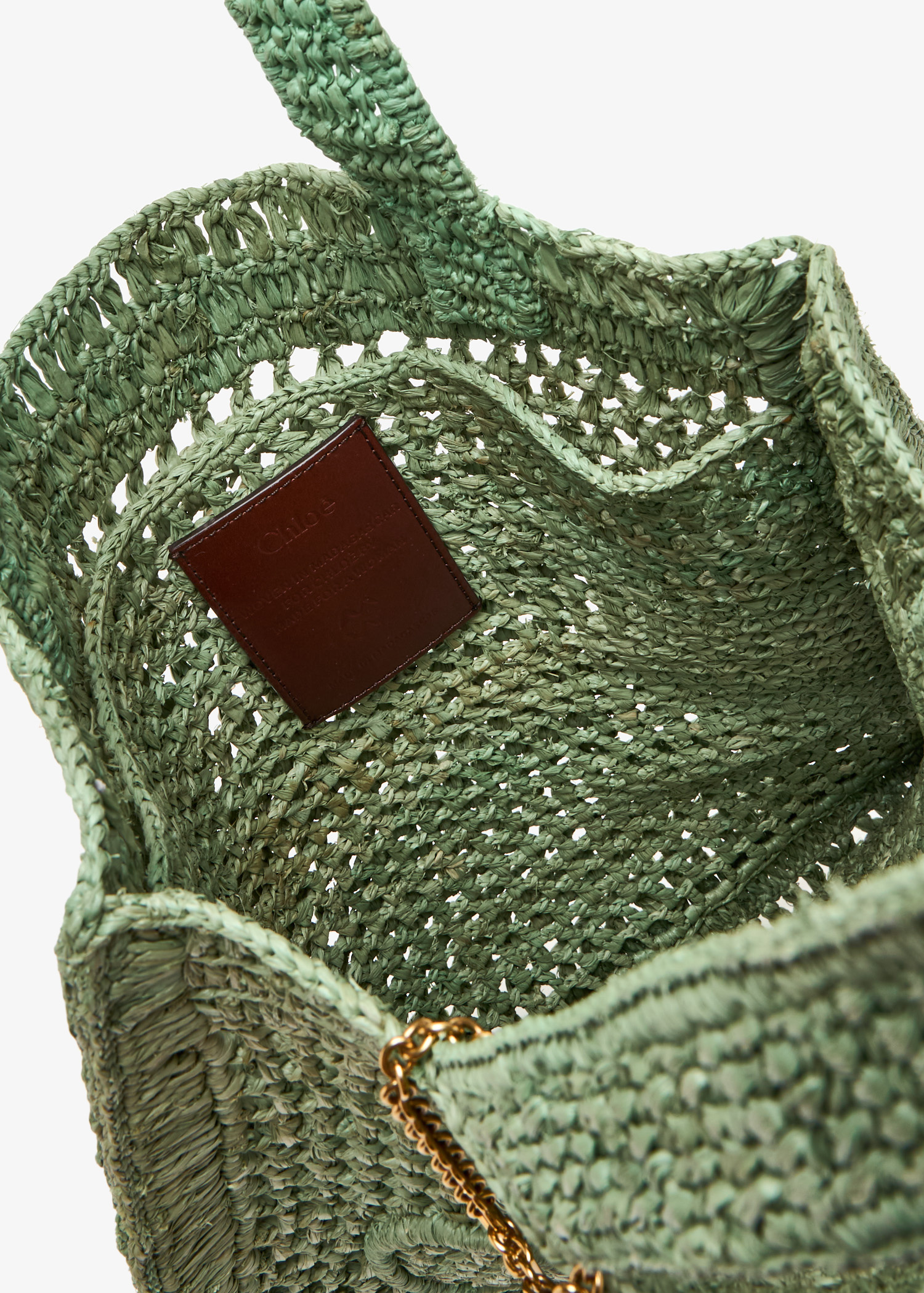 Chloé Summer Banana tote bag for Women - Green in UAE
