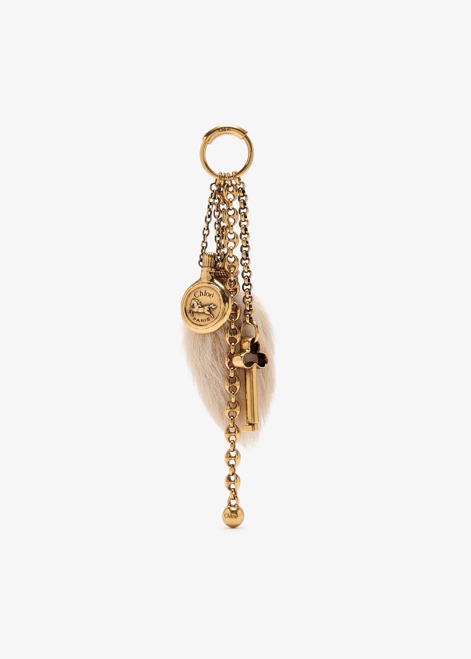 Chloé Symbols bag charm for Women - Gold in USA | Level Shoes