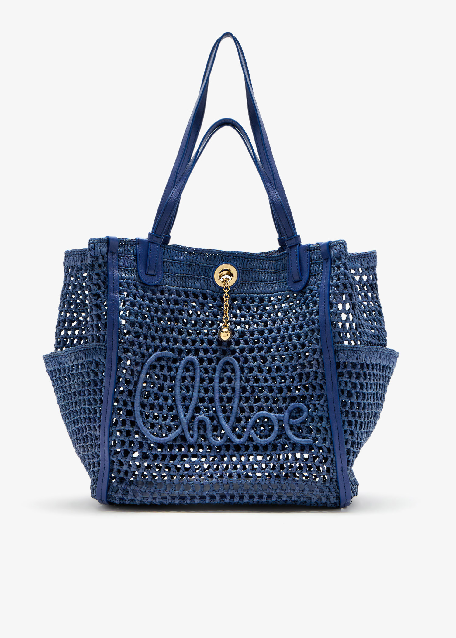 Chloé Iconic double carry bag for Women - Blue in KSA | Level Shoes