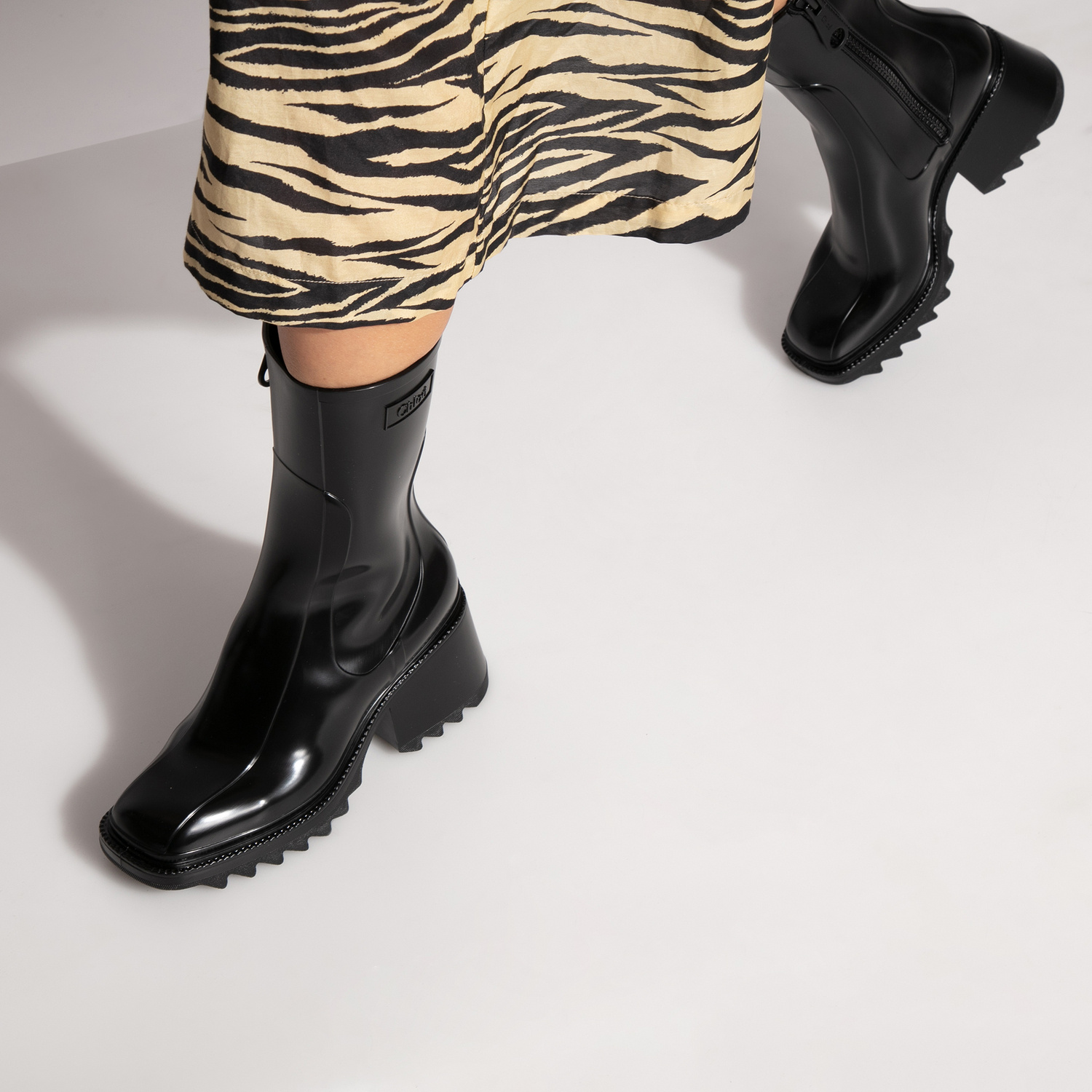 Chloé Betty rain boots for Women - Black in UAE | Level Shoes