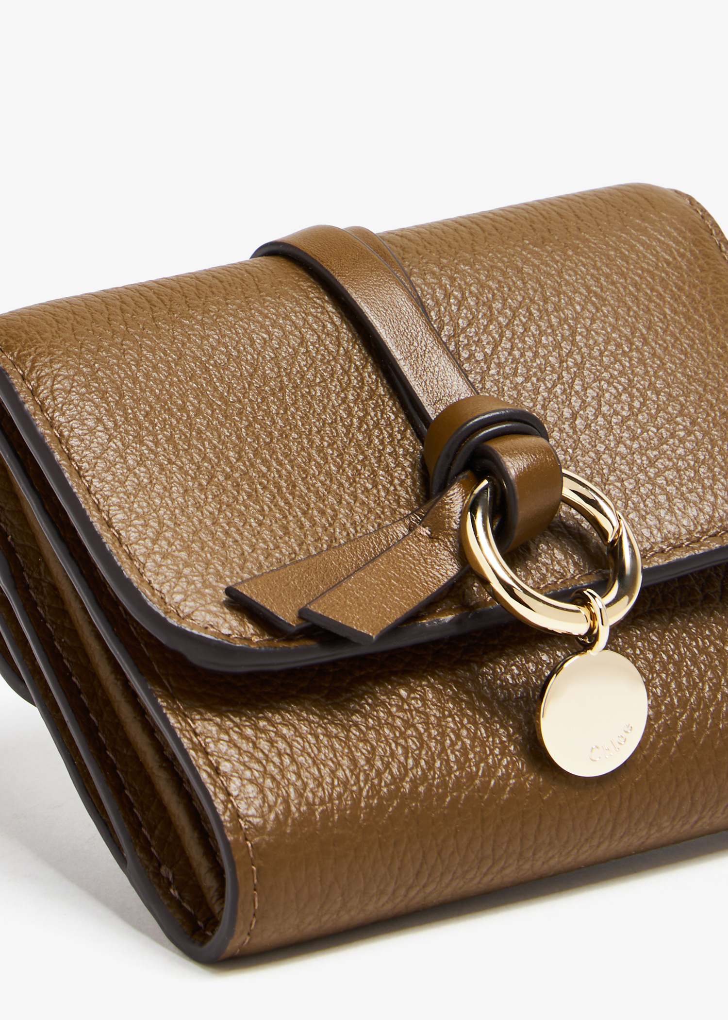 Chloé Small Alphabet tri-fold wallet for Women - Brown in USA