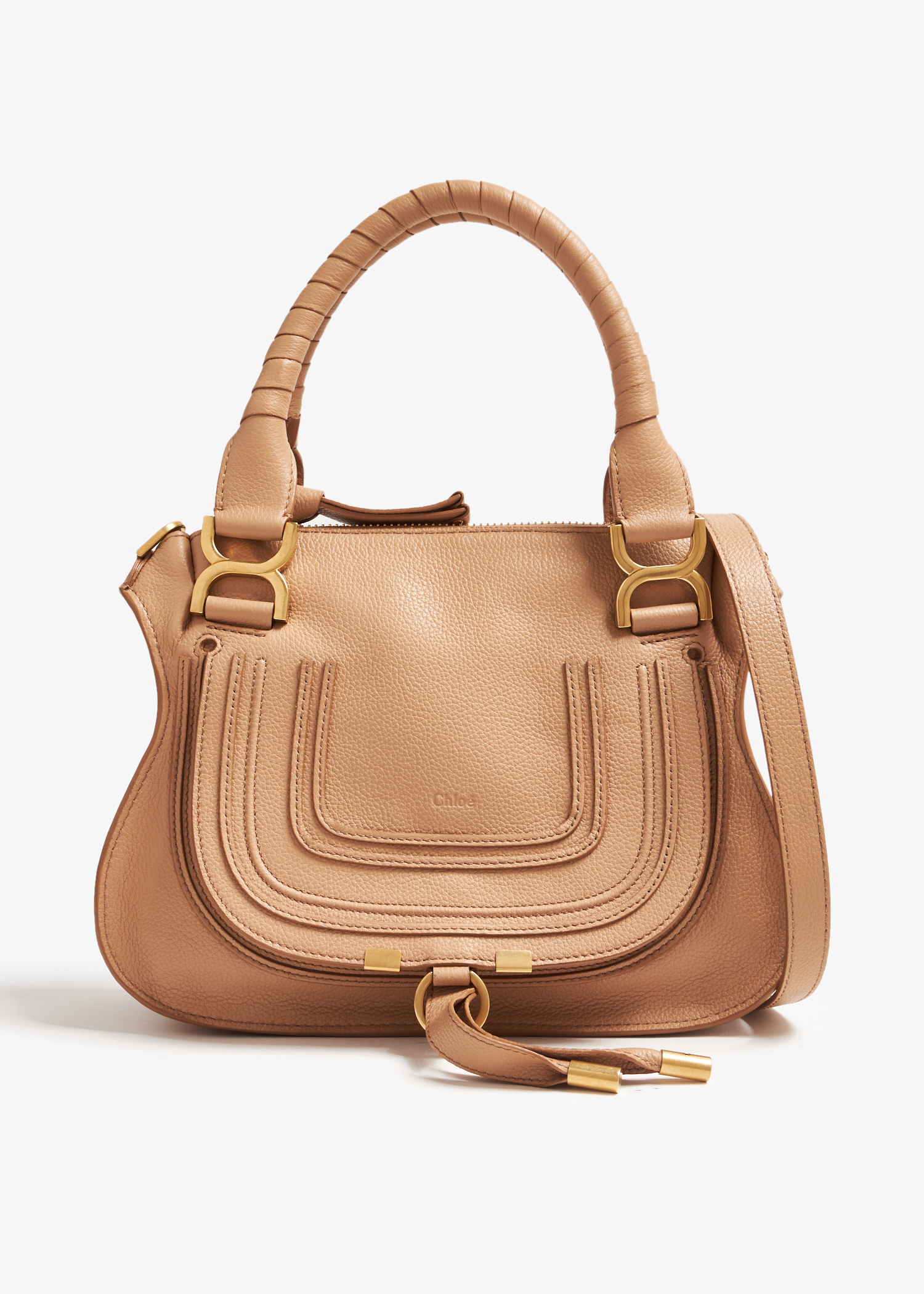 ハンドバッグ CHLOE Woman Handbag Beige CHC22AS628I31 25M Chloé Small Marcie bag for Women - Beige in UAE | Level Shoes
