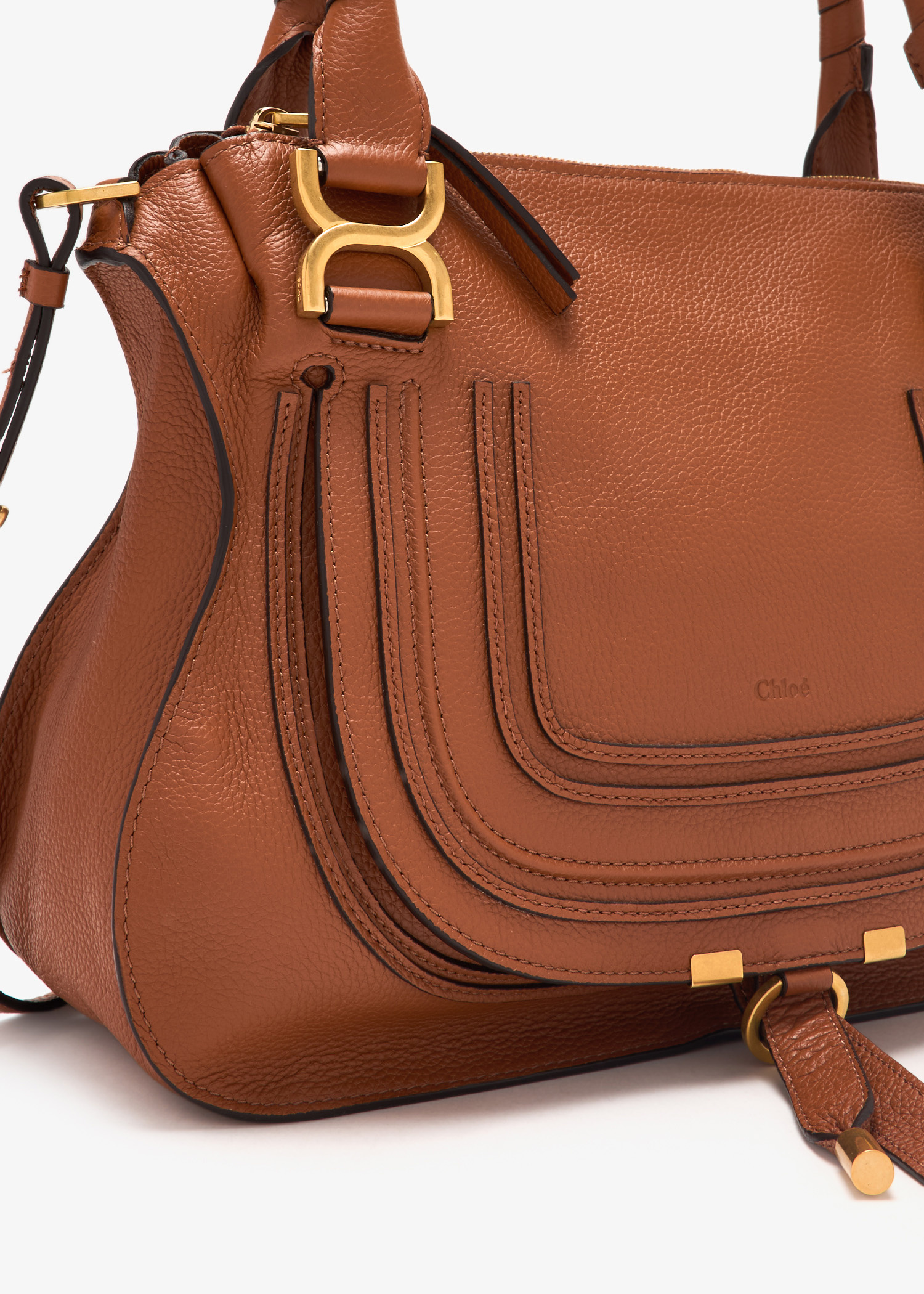 ハンドバッグ CHLOE Woman Handbag Brown CHC22AS660I31 25M CHLOE' Marcie shoulder bag Woman CHC22AS660I31 25M Brown | eBay