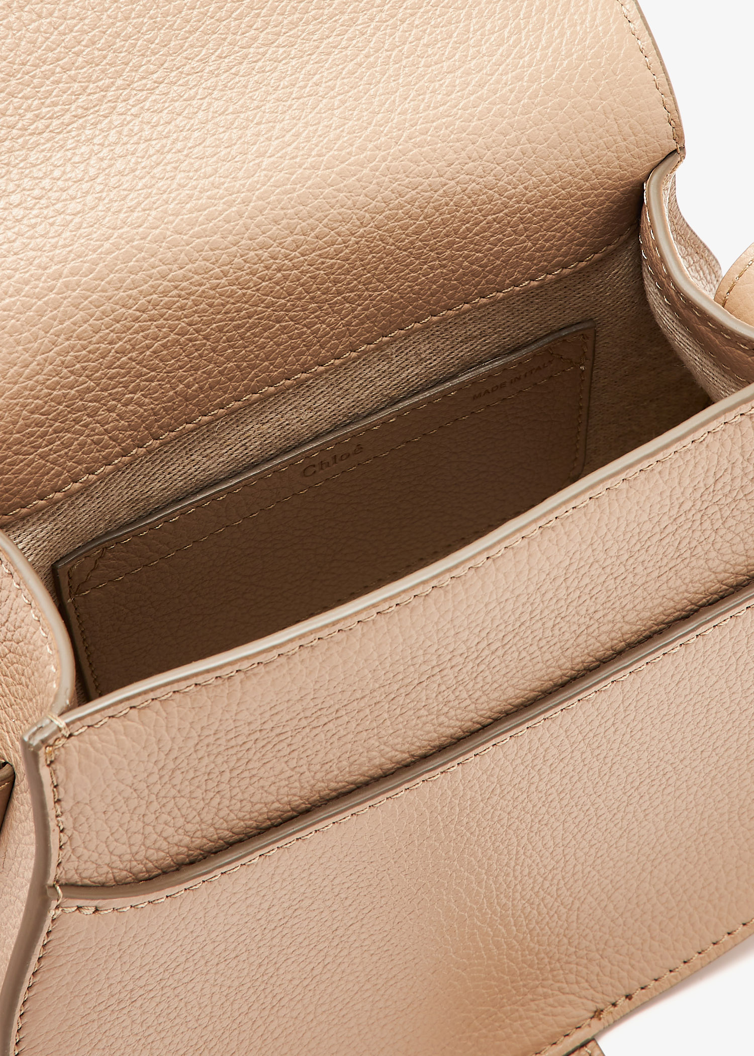 Chloé Marcie small saddle bag for Women - Taupe in Qatar