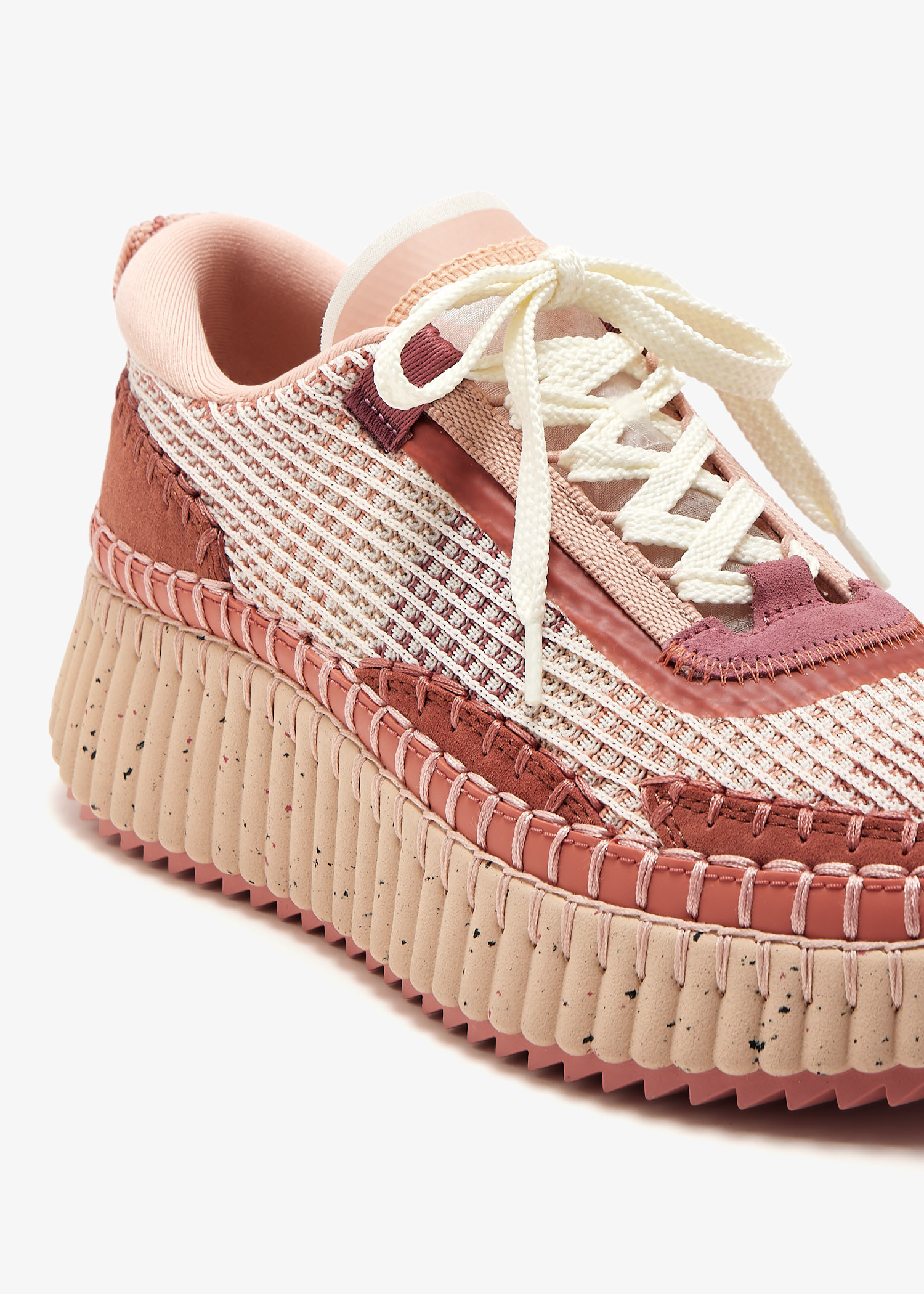 Chloé Nama sneakers for Women - Pink in UAE | Level Shoes