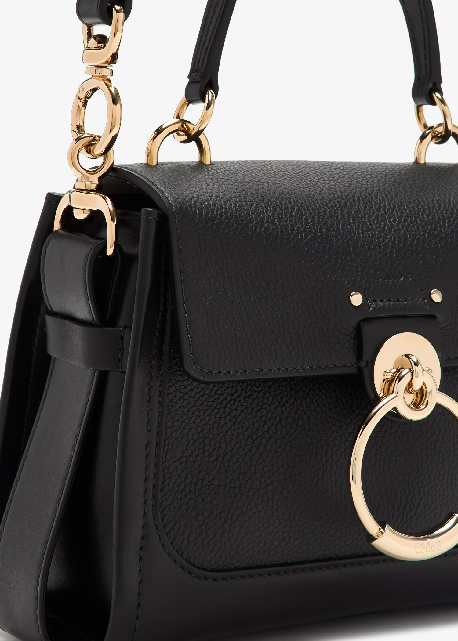 Chloé Tess mini day bag for Women - Black in USA | Level Shoes