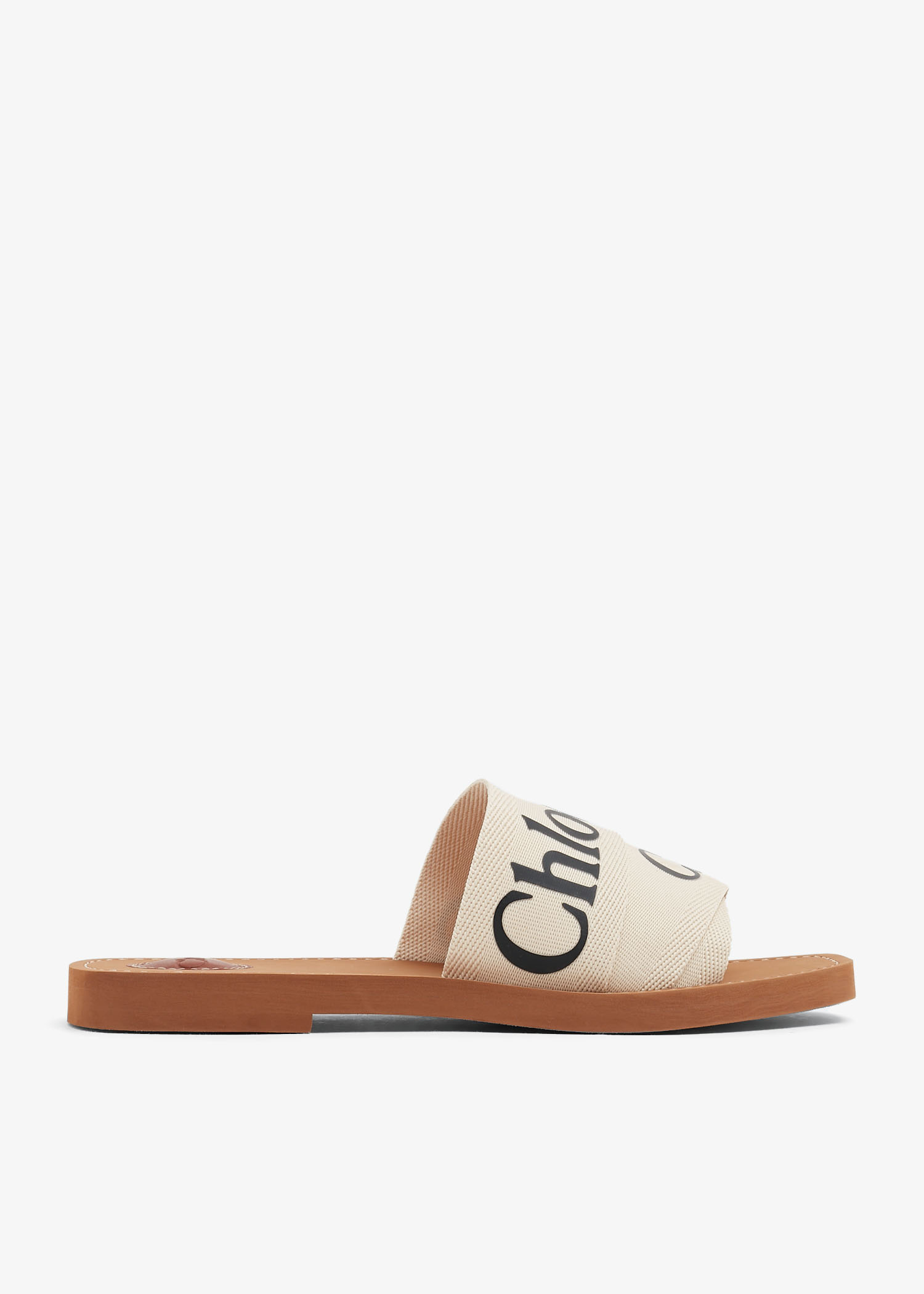 【関税&送料込】Chloe Sandals White Chloé Woody flat sandals for Women - White in Qatar | Level