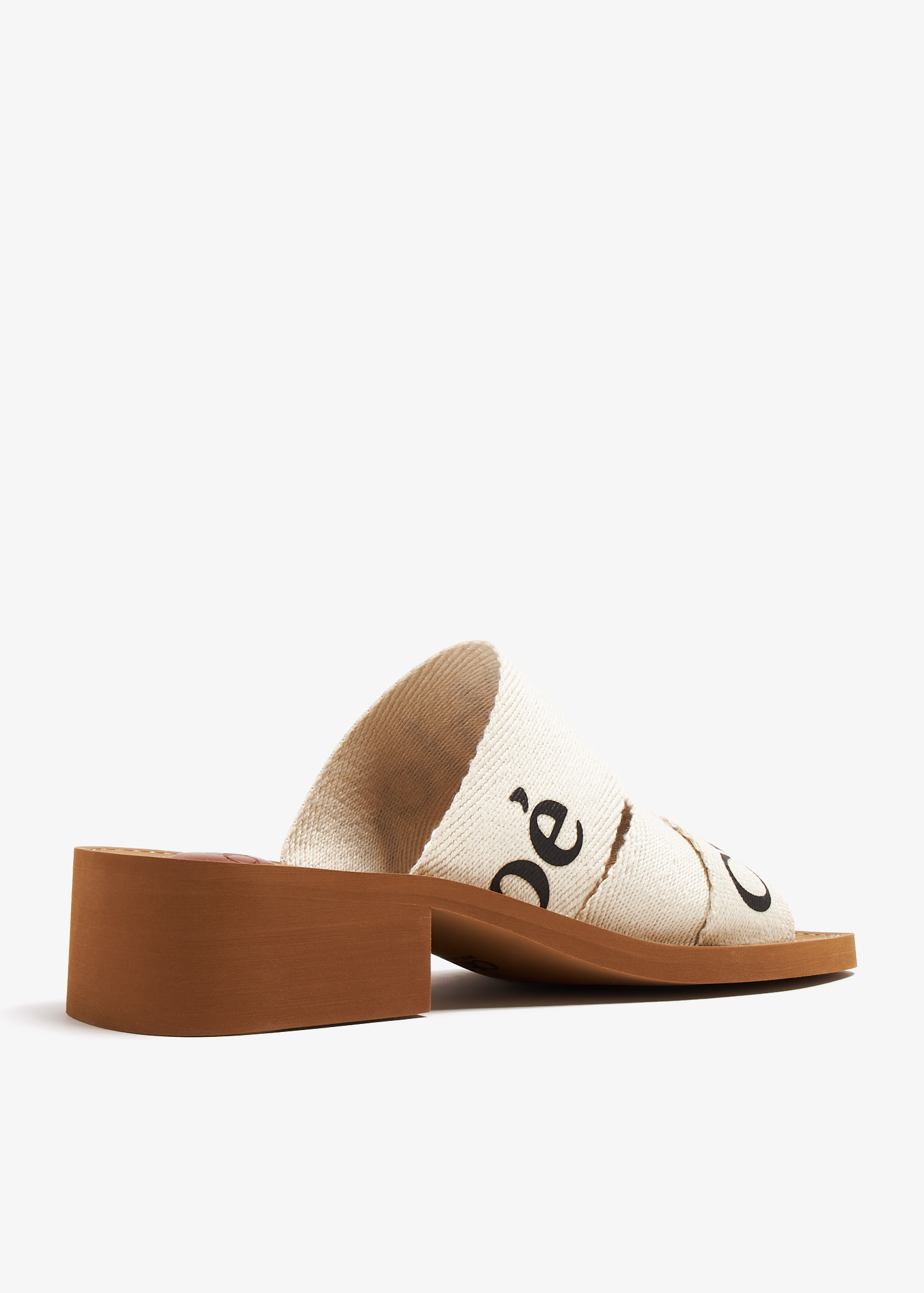 ロングブーツ CHLOE Beige Linen Woody Slippers Woody Sandals for Kids | Footwear for 3-5 years | Chloé AL