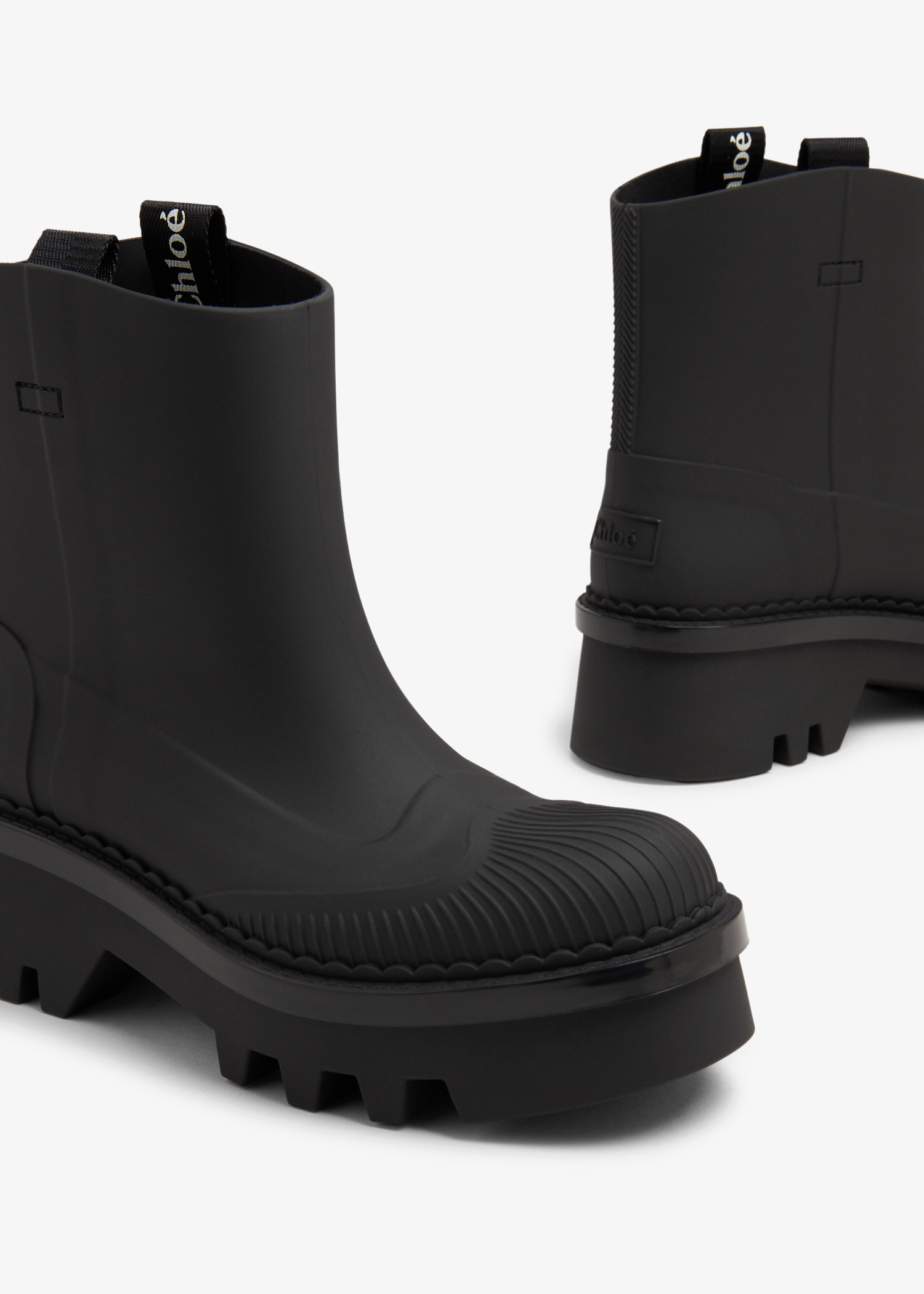 Chloé Raina rain boots for Women - Black in USA | Level Shoes
