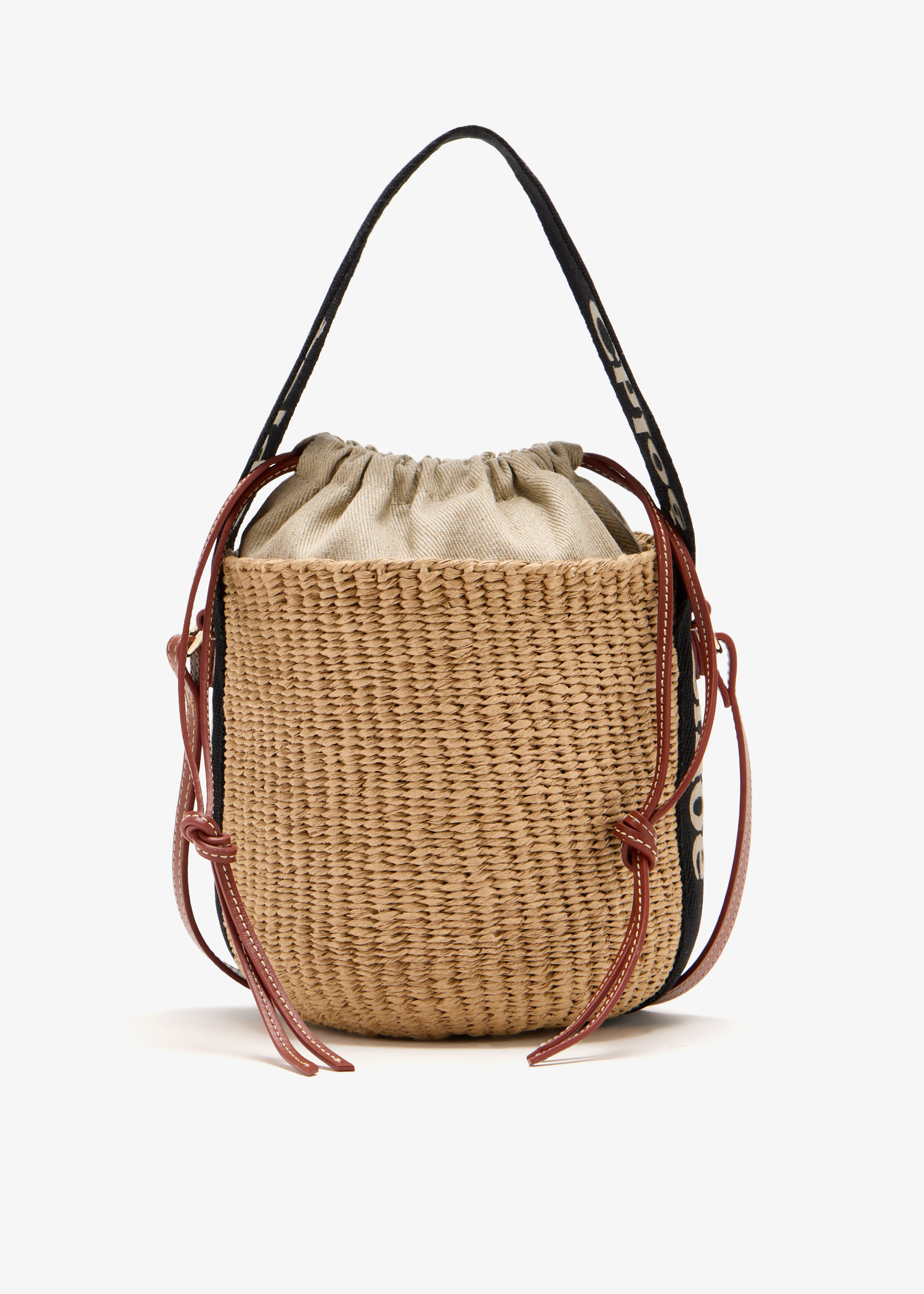 Chloé Small Woody basket bag for Women - Beige in UAE