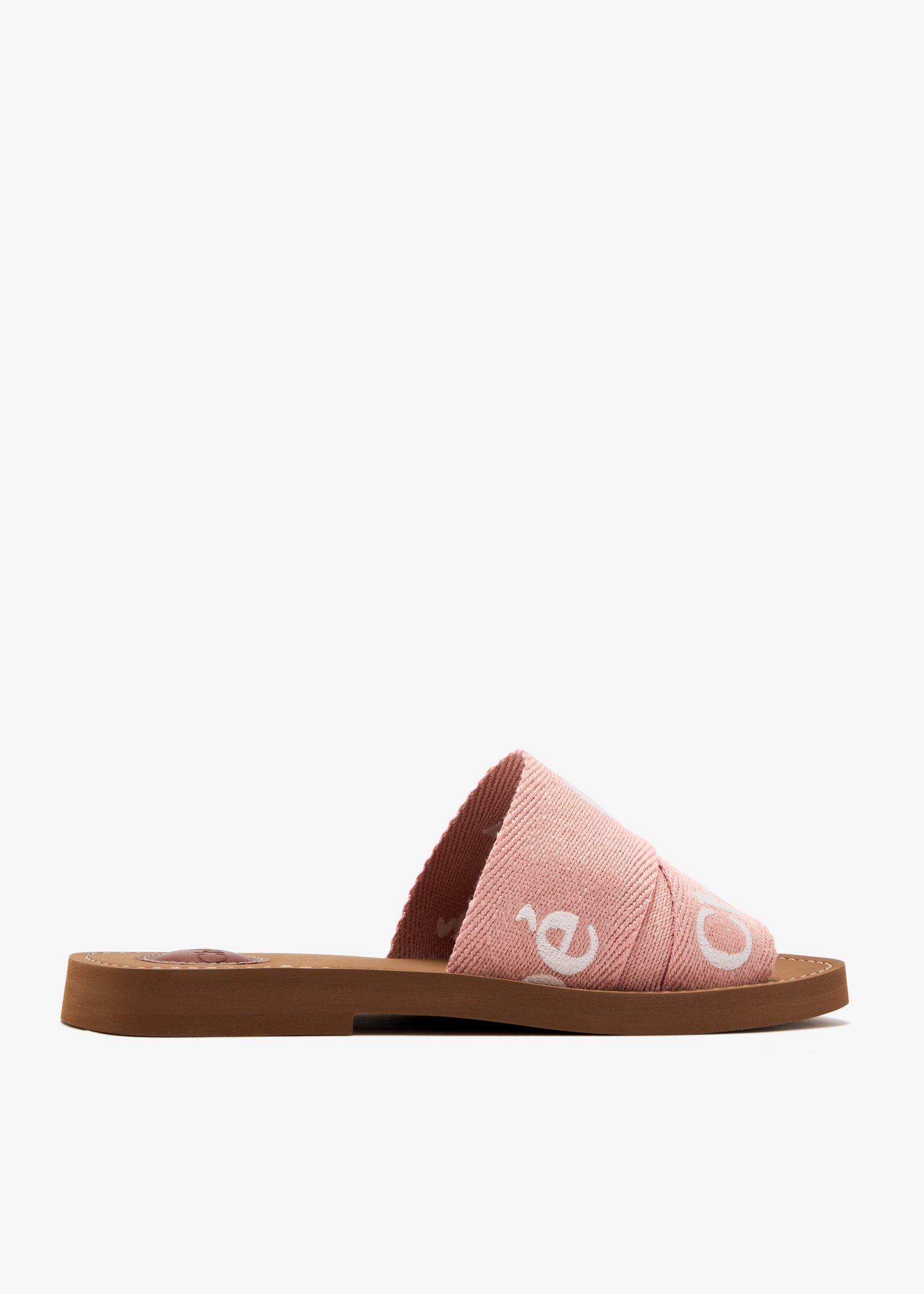 【Chloe】WOODY SLIDE◆CHC23U188EF Chloé Woody flat sandals for Women - Beige in Kuwait | Level