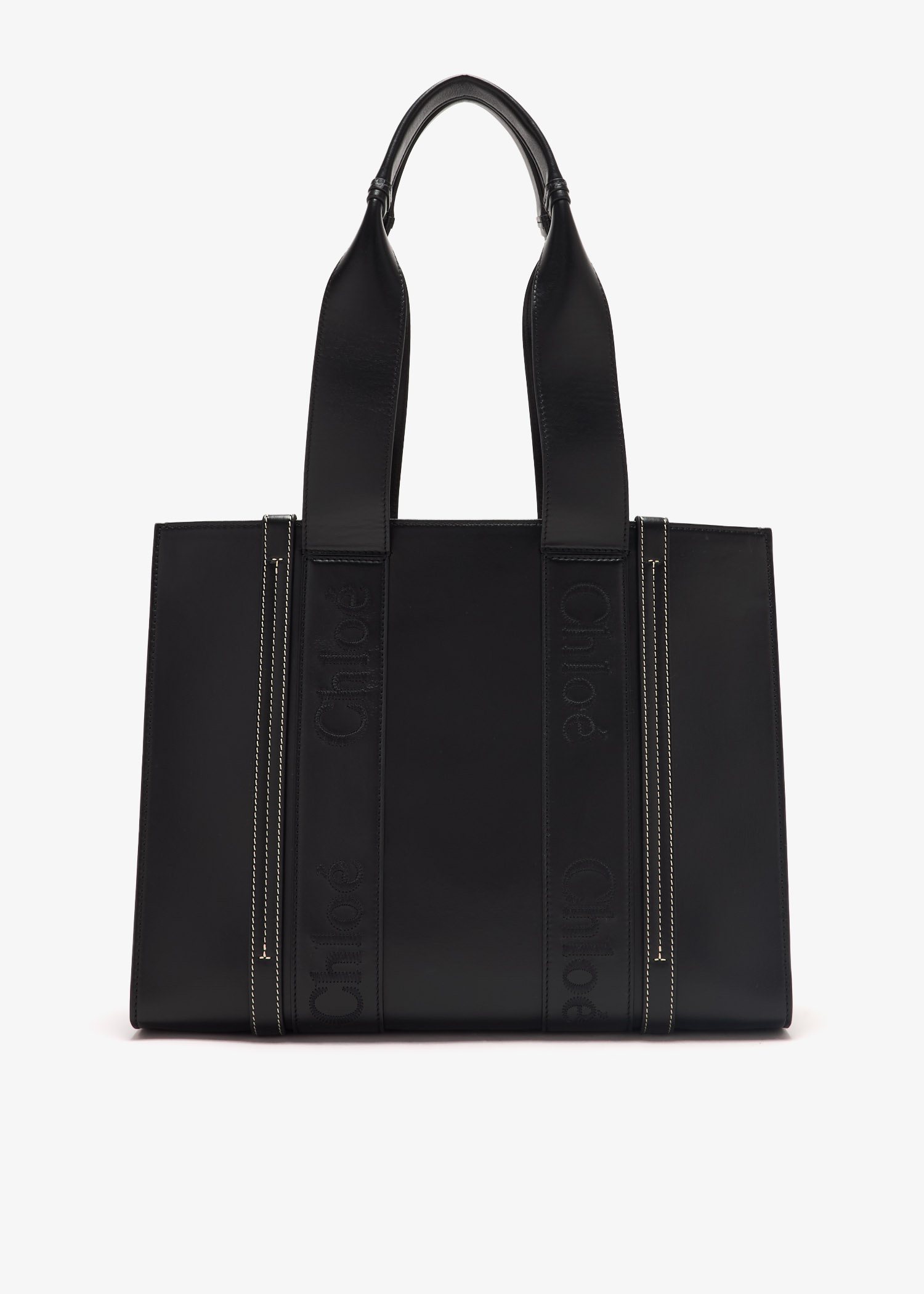 Chloé Woody tote bag for Women - Black in Oman | Level Shoes