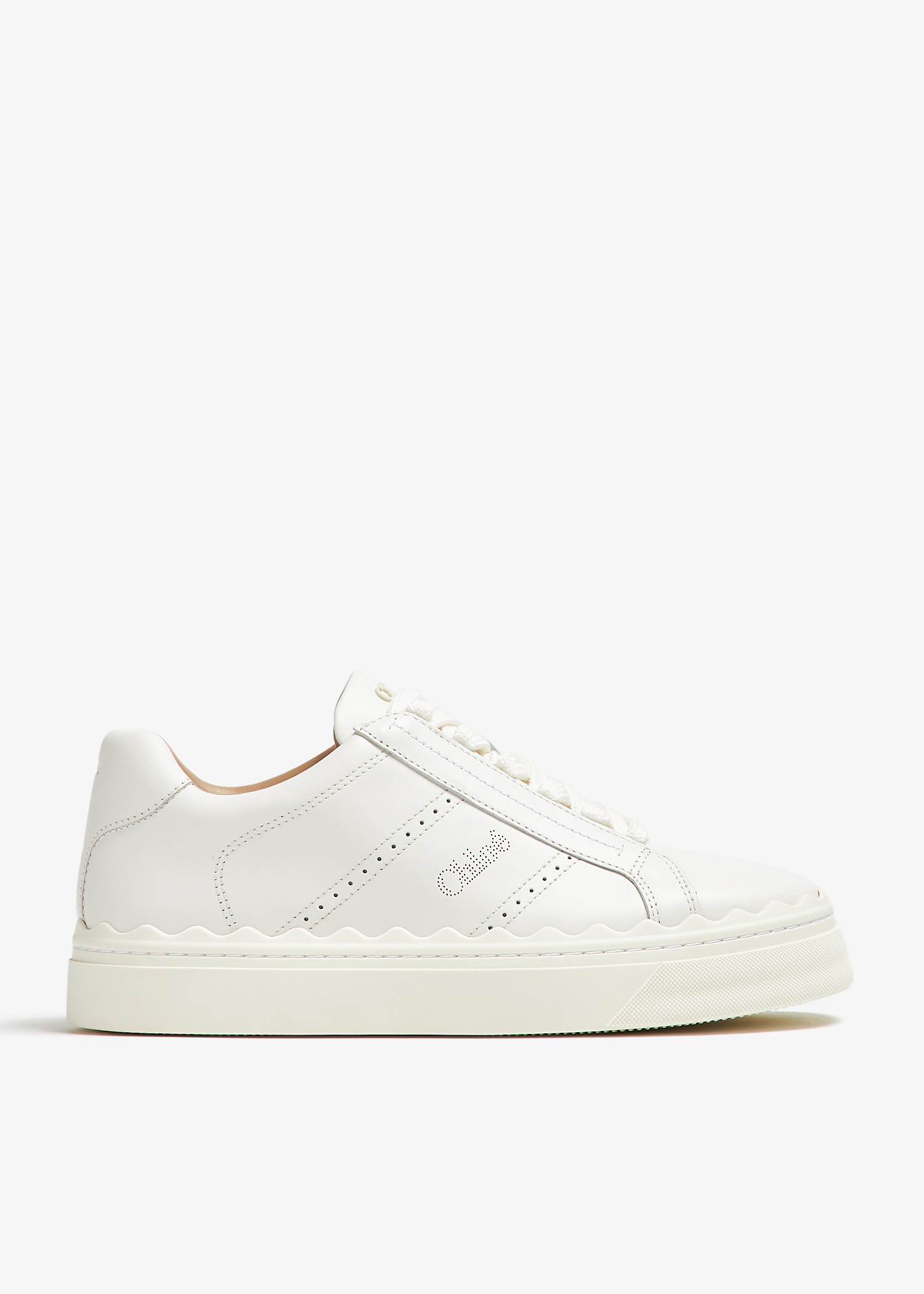 スニーカー CHLOE Women Sneakers CHC23W953GQ 101 WHITE Chloé Lauren sneakers for Women - White in USA | Level Shoes