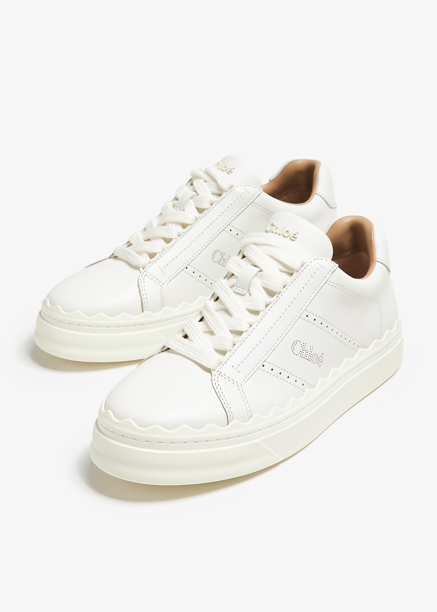 スニーカー Chloe SS25 Sneakers & Slip-On (C23W953GQ 101) Kick Sneaker | CHLOÉ | elysewalker