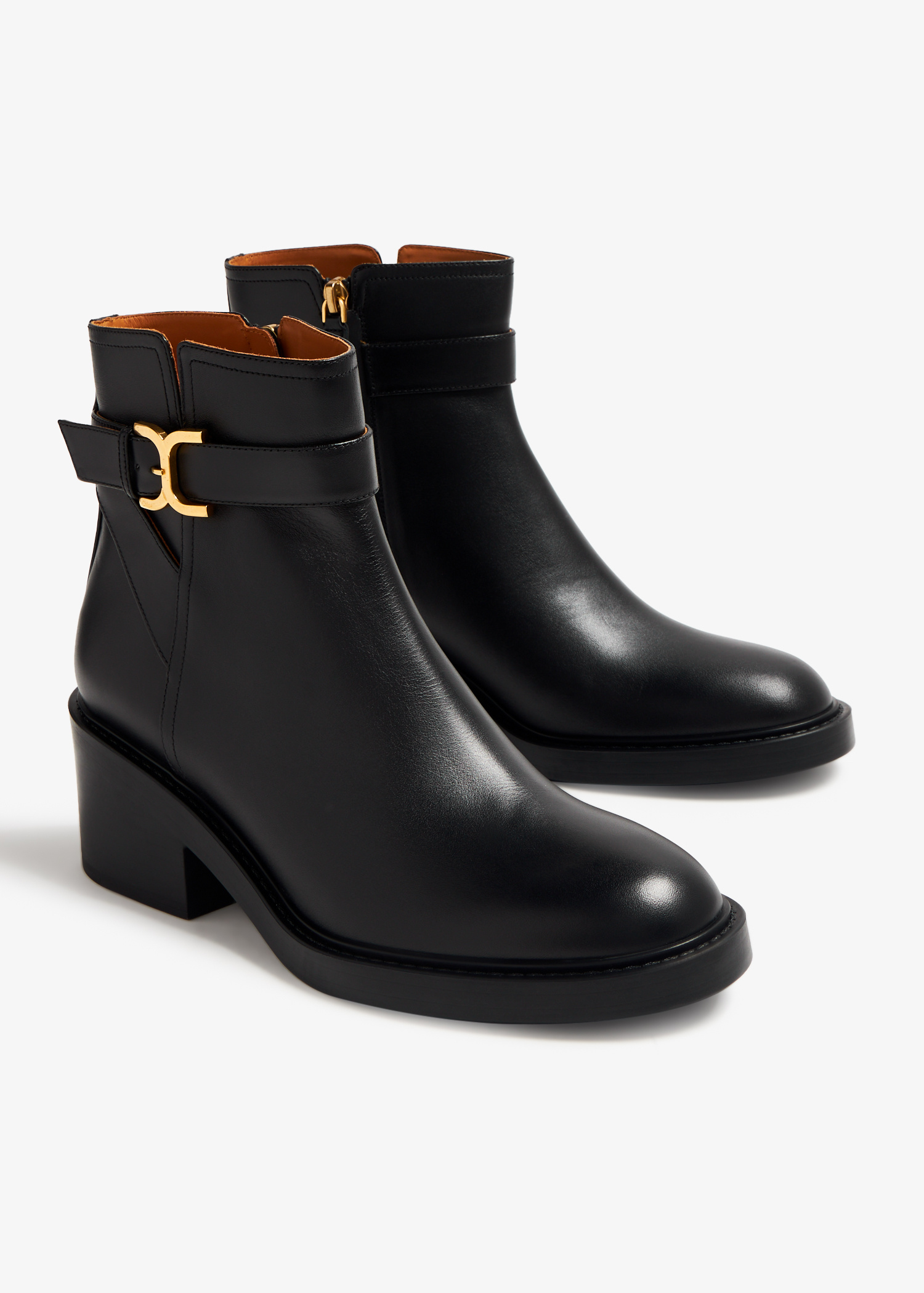 Chloé Marcie ankle boots for Women - Black in UAE | Level Shoes