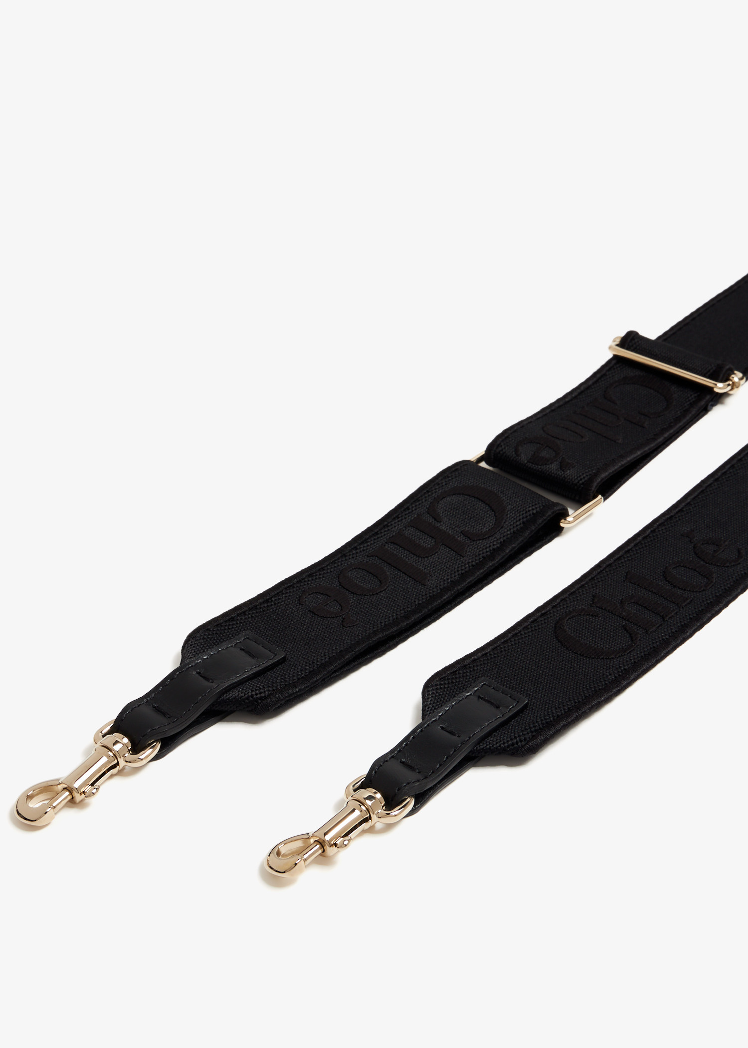 Chloe アシャスタフルハックストラッフ CHC24SK892L50 001 Chloé Logo adjustable strap for Women - Black in USA | Level