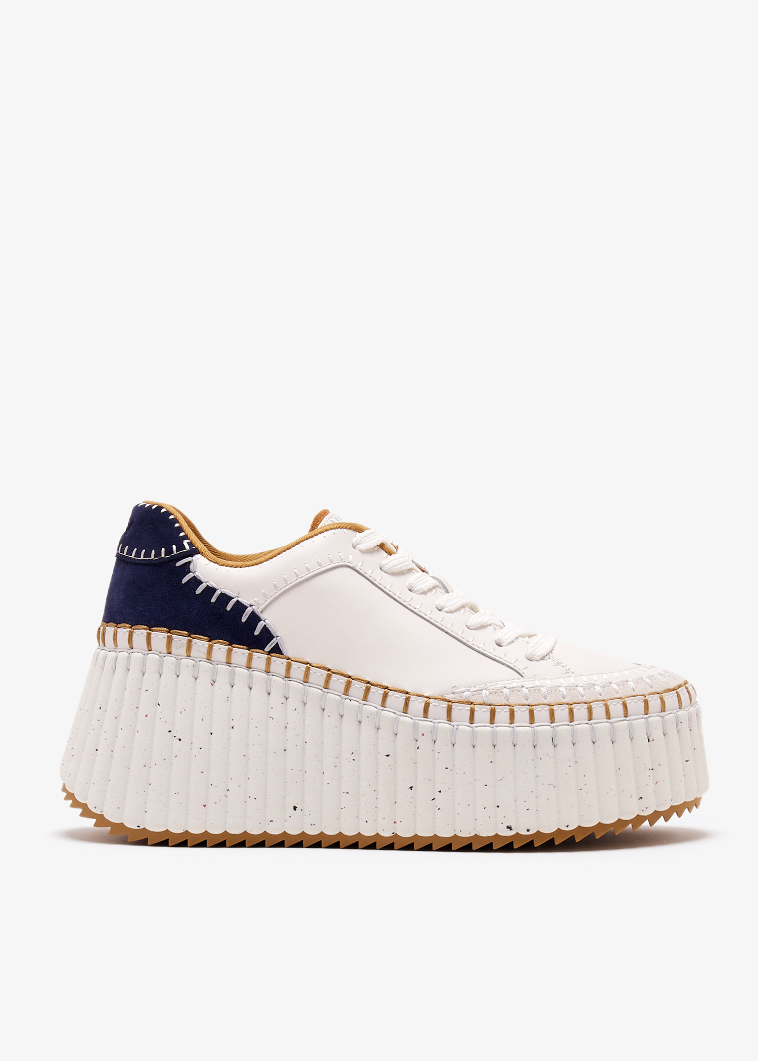 【Chloe】Nama Wedge スニーカー ※送関込 Chloé Nama Wedge Sneaker in White | Chloé US