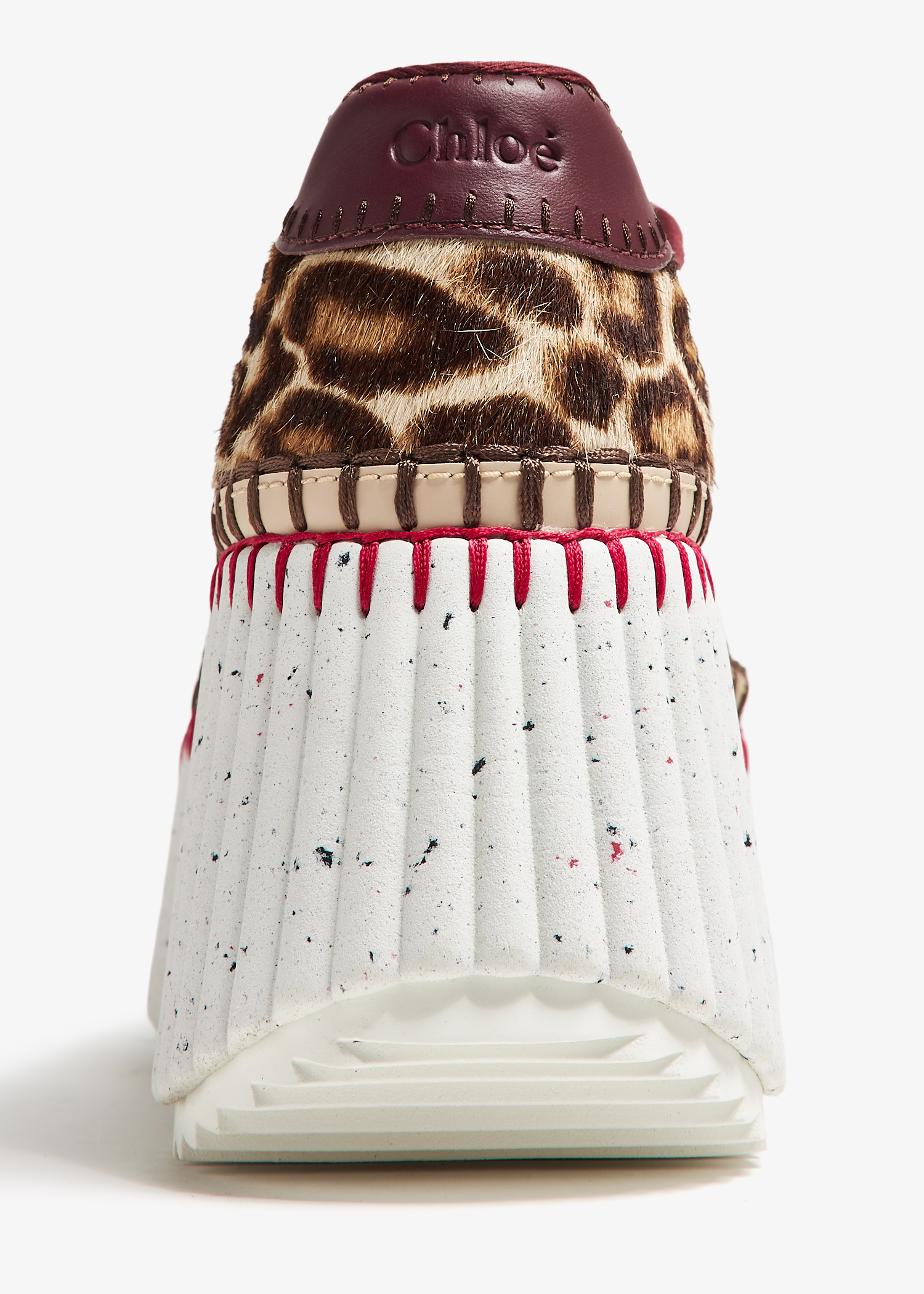 Chloé Nama wedge sneakers for Women - White in UAE | Level Shoes