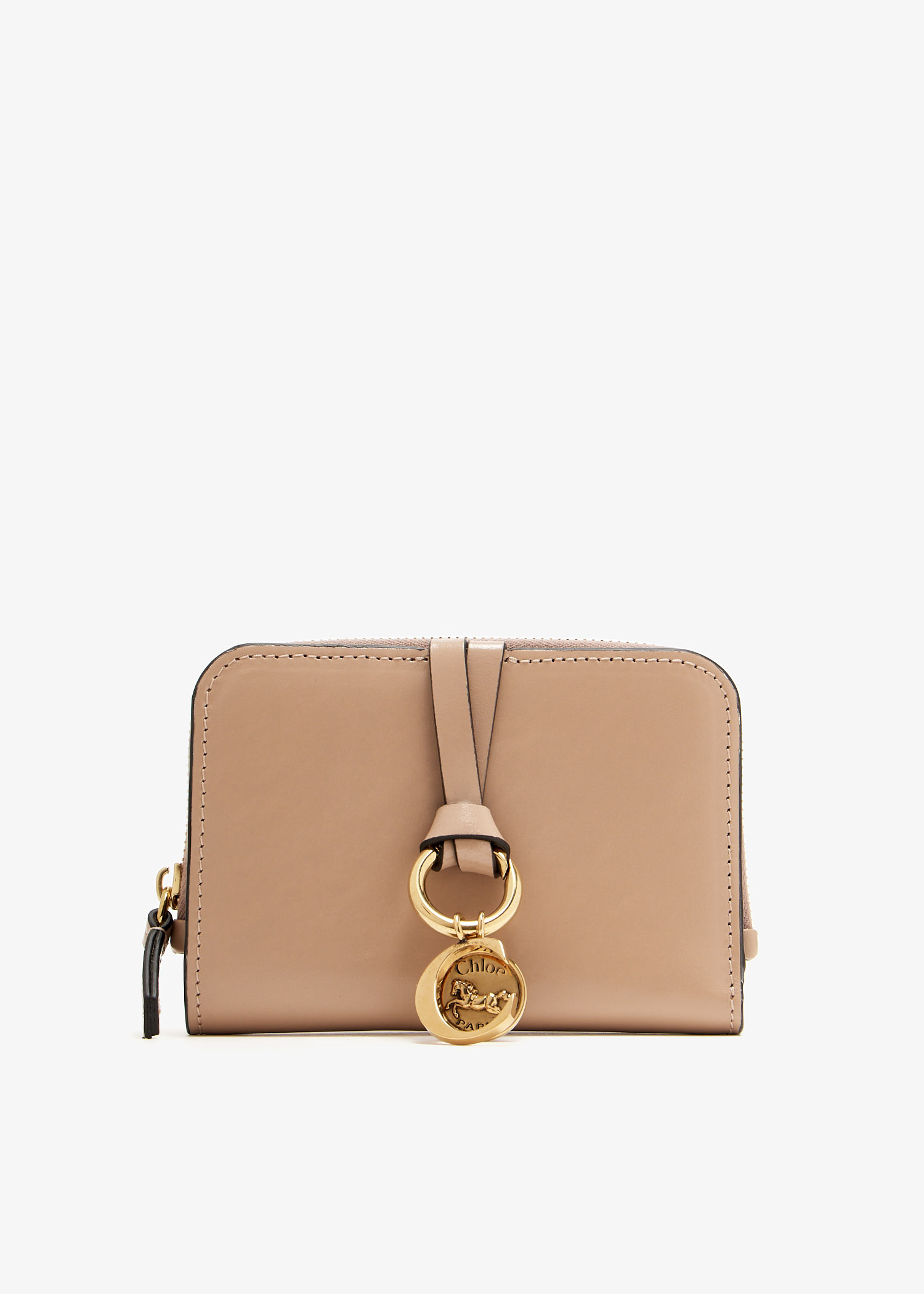 Chloé Alphabet bifold wallet for Women - Beige in UAE