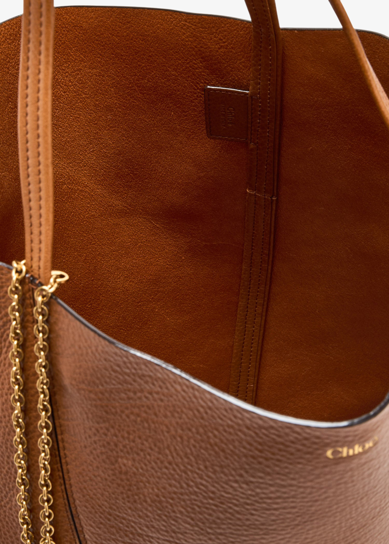 ハンドバッグ CHLOE Woman Handbag Brown CHC25SS592082 27S Chloé Large Chloé Spin tote bag for Women - Brown in UAE