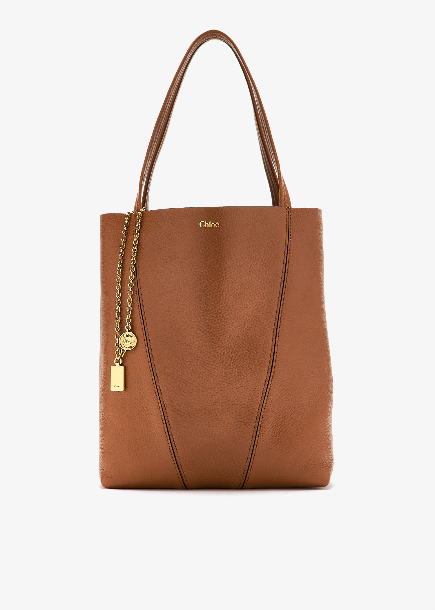 未使用herliptoSaint Charles Big CollarDress Chloé Chloé Spin tote bag for Women - Brown in USA | Level Shoes