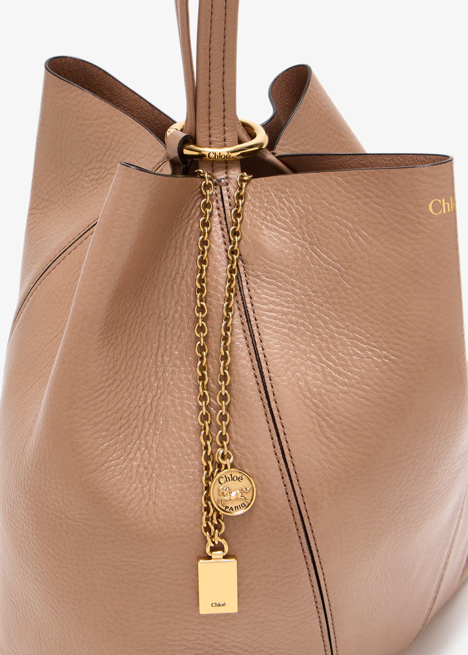玄重♡Chloe♡　1011 Chloé Spin small tote bag for Women - Black in UAE | Level Shoes