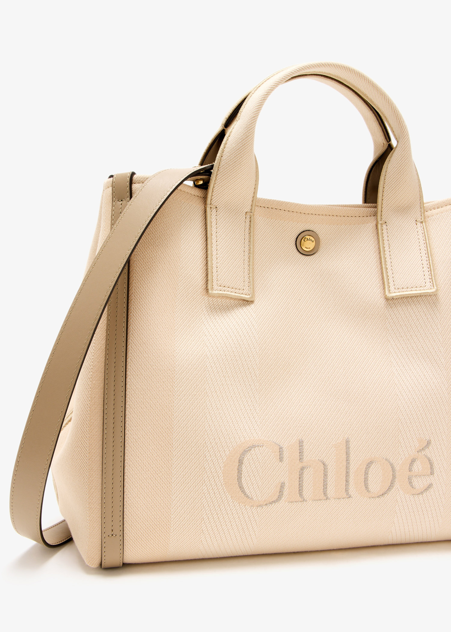 【Chloe】CARRY◆CHC25SS910O65 Chloé Chloé Carry tote bag for Women - Beige in UAE | Level