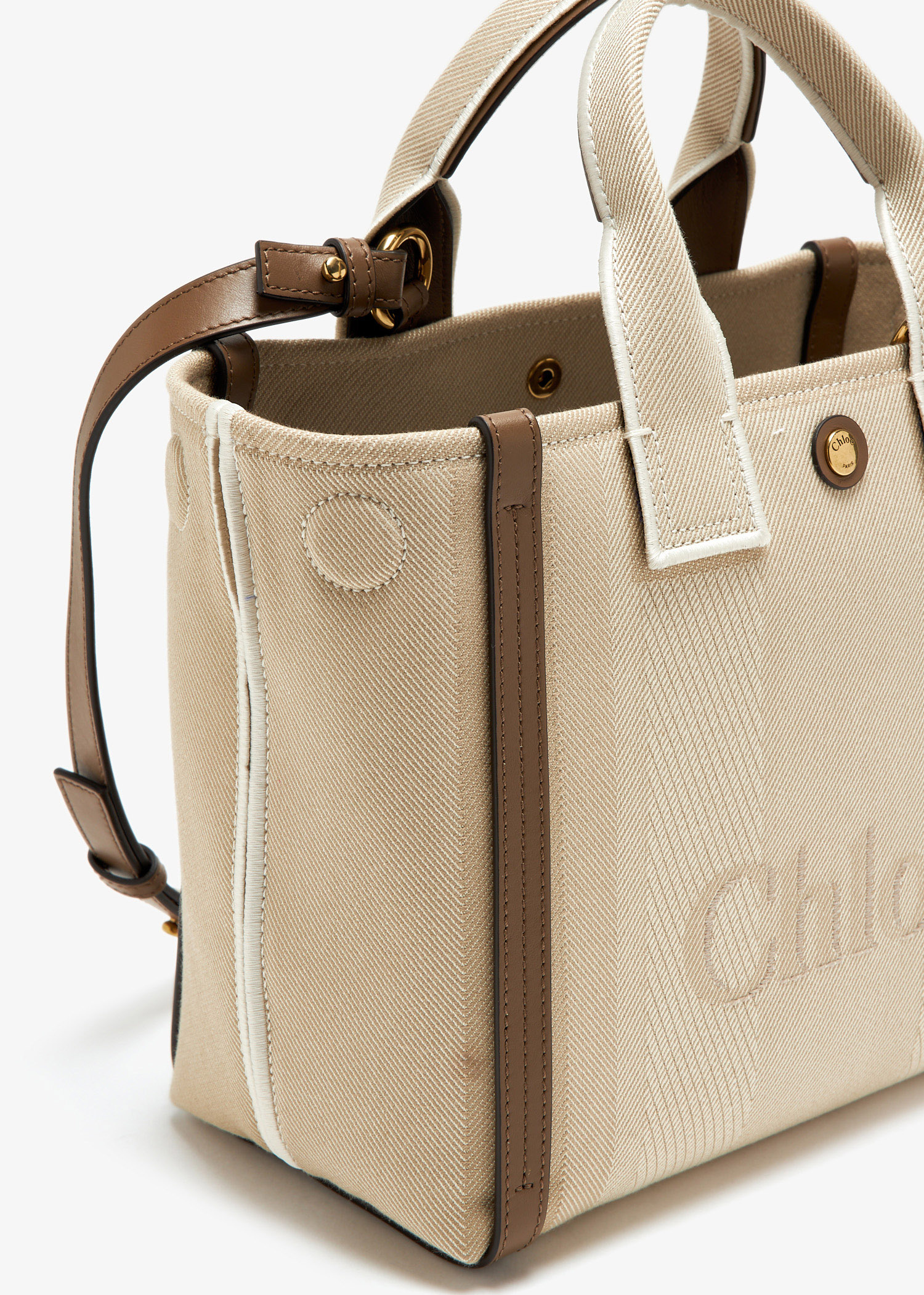 Chloé Small Chloé Carry tote bag for Women - Beige in Kuwait