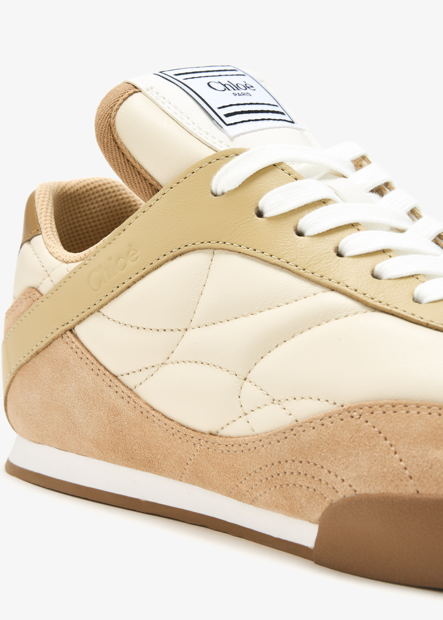 Chloé Kick sneakers for Women - Beige in UAE | Level Shoes
