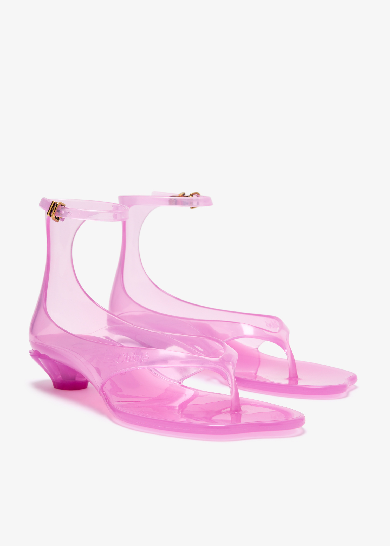 Chloé Jelly sandals for Women - Pink in UAE | Level Shoes