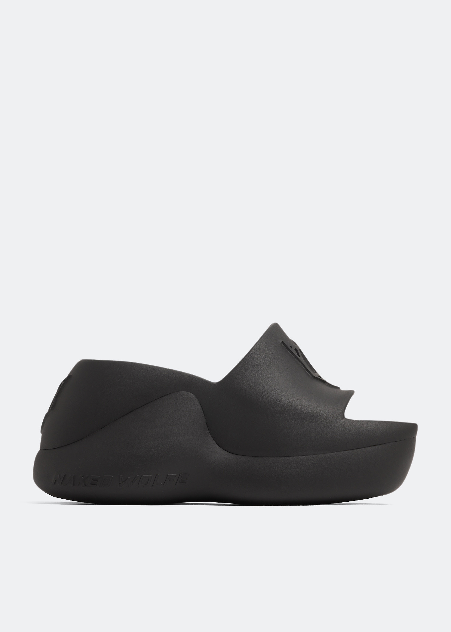 Naked Wolfe Chic wedge sandals for Women - Black in UAE