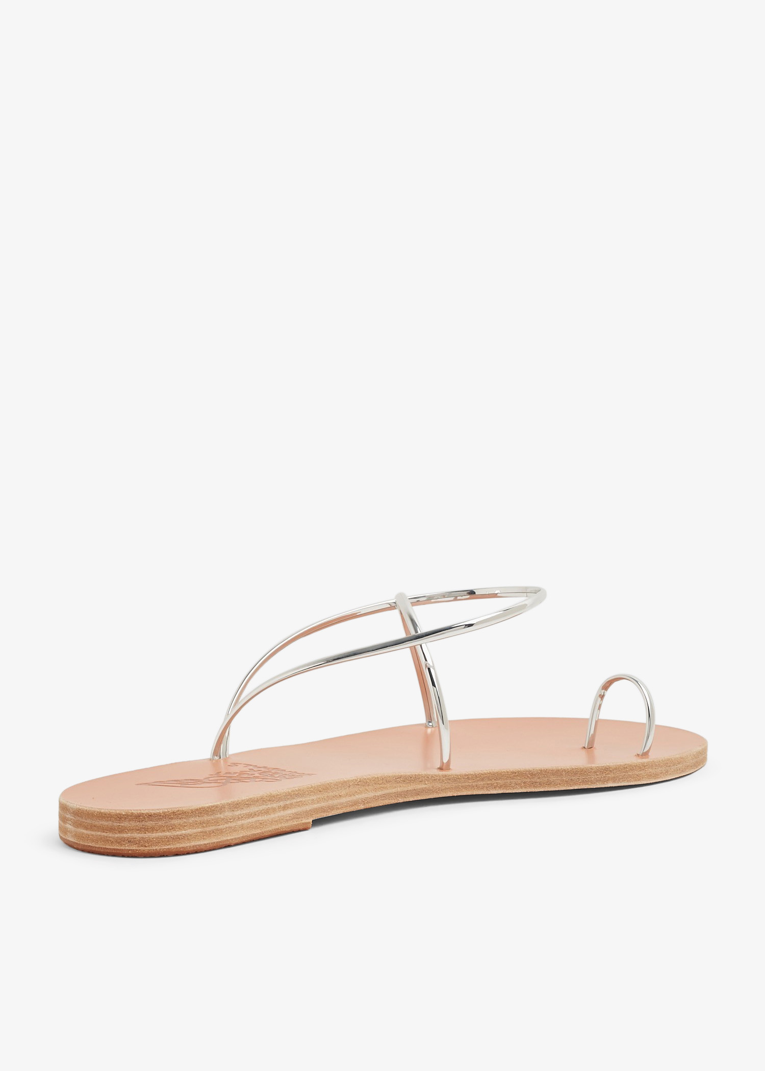 Ancient Greek Sandals Chora sandals for Women - Silver in