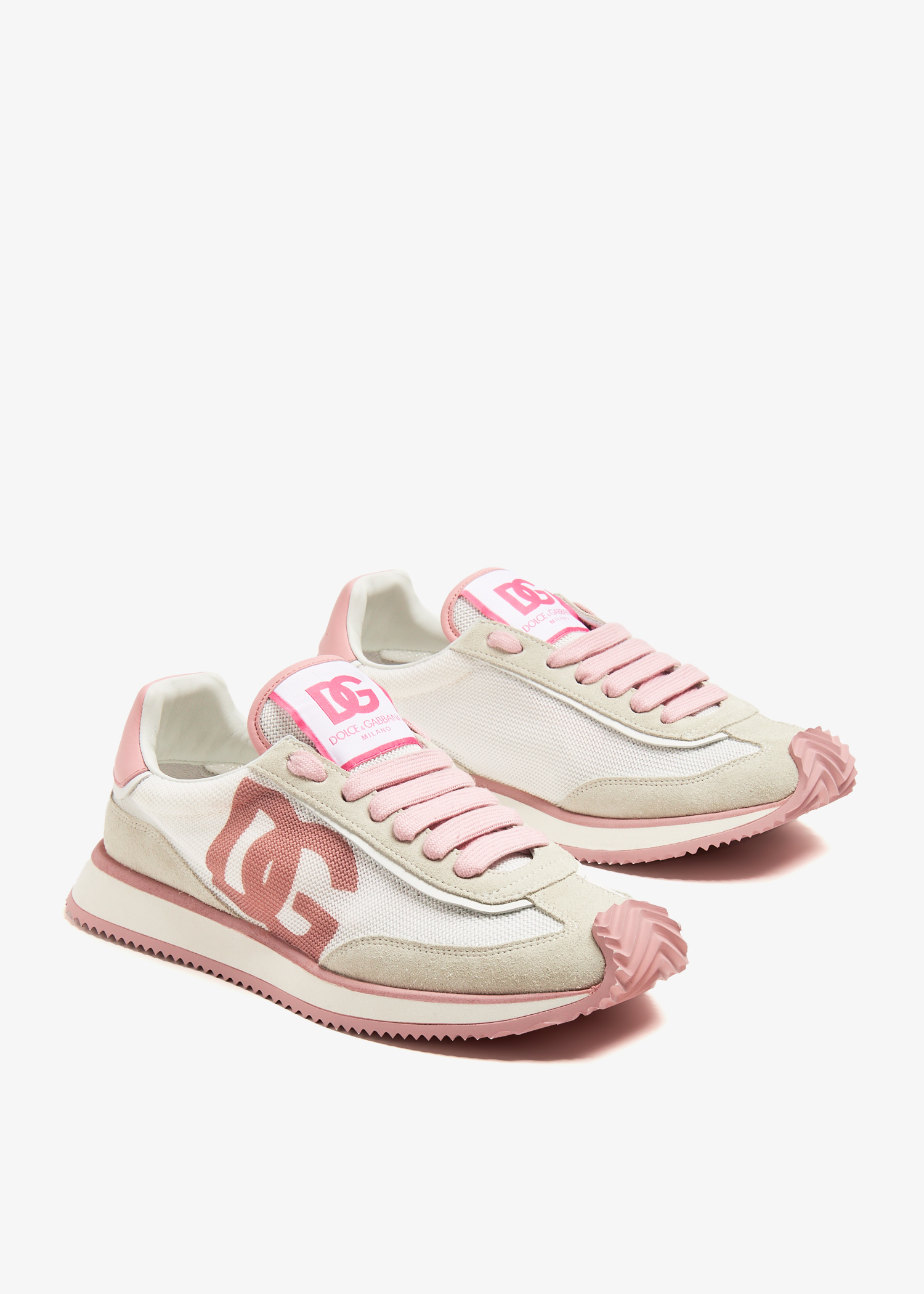 Dolce&Gabbana Mixed-material DG Cushion sneakers for Women
