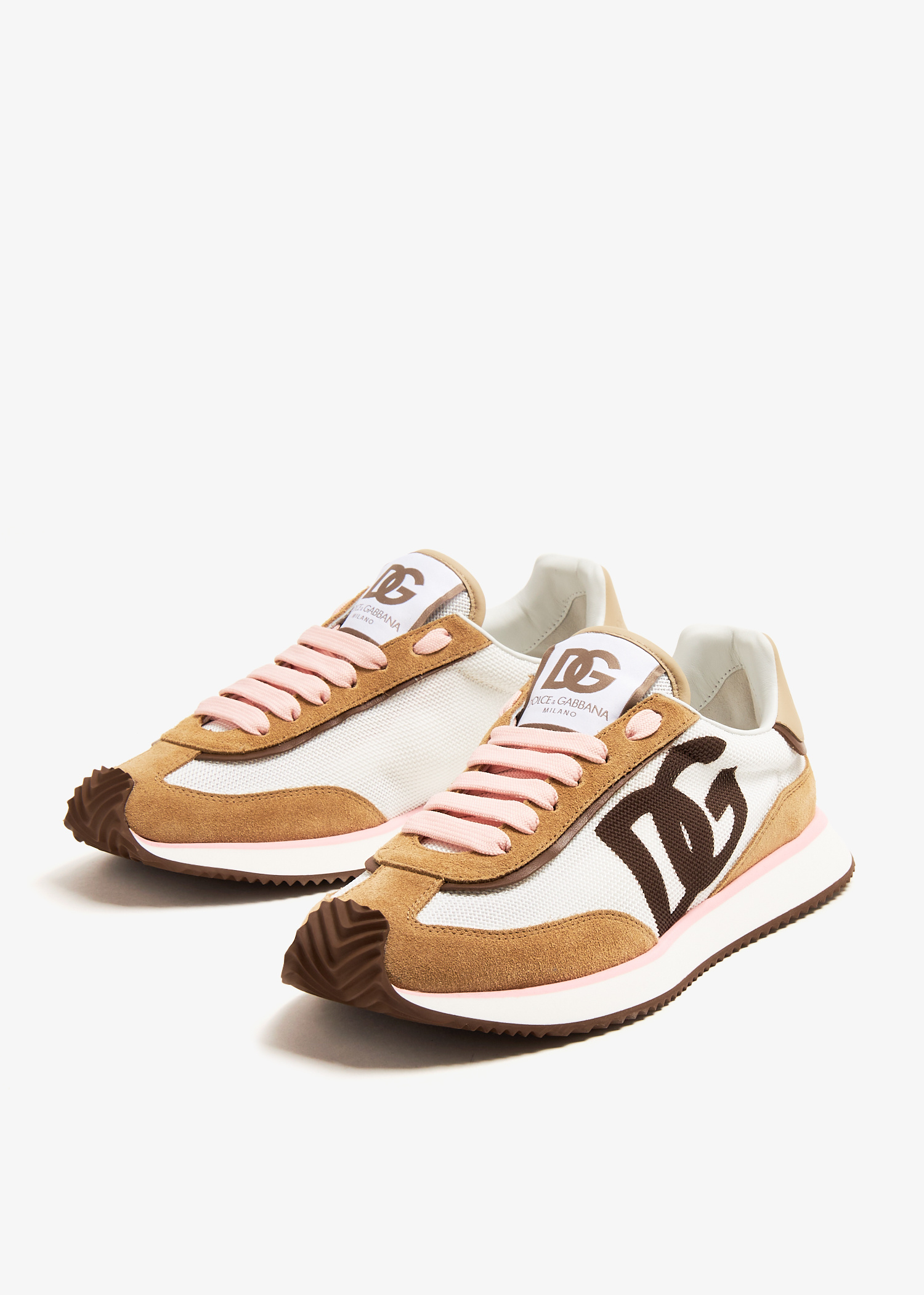 Dolce&Gabbana Mixed-material DG Cushion sneakers for Women