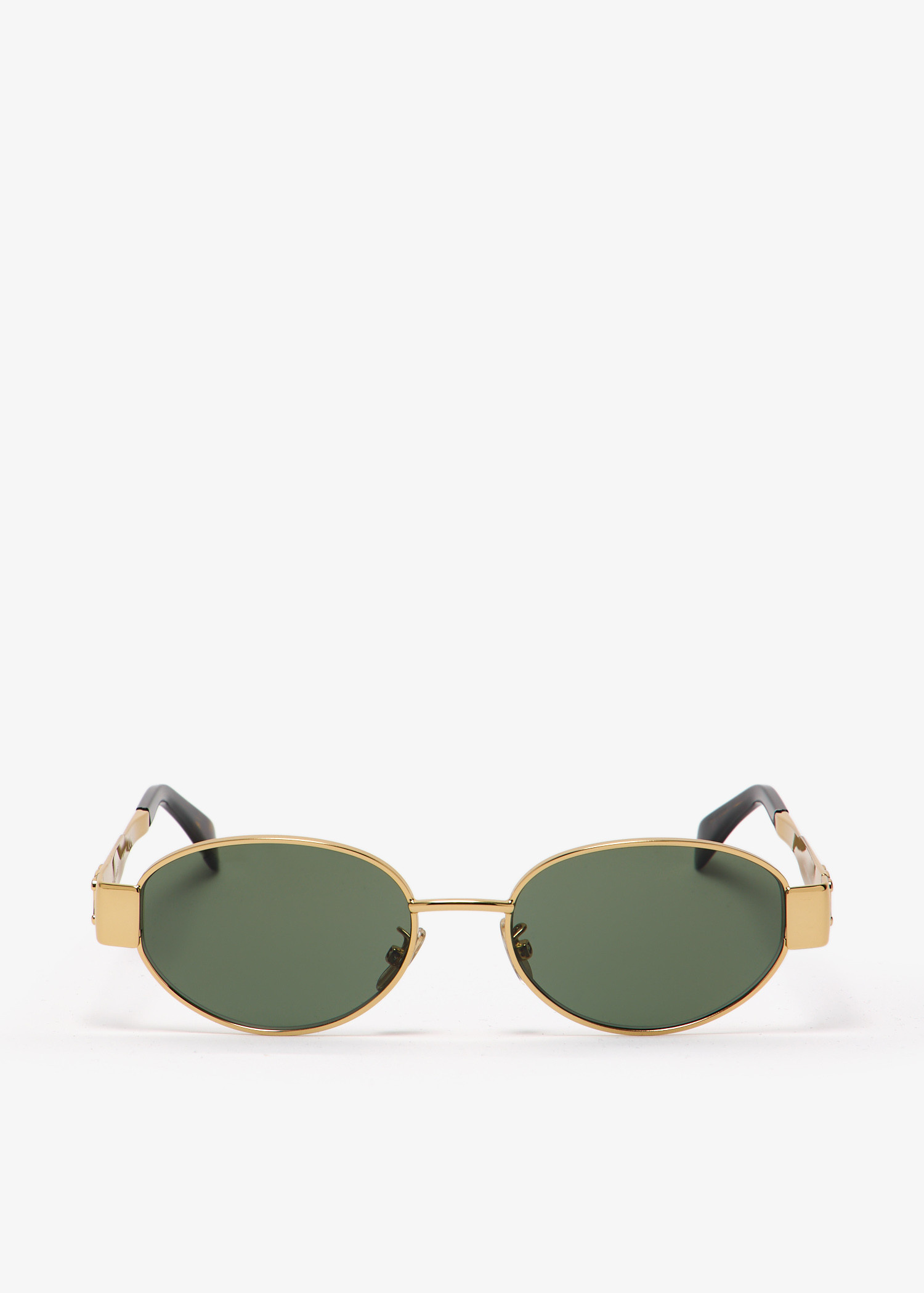 CELINE Triomphe oval sunglasses for Women - Gold in UAE