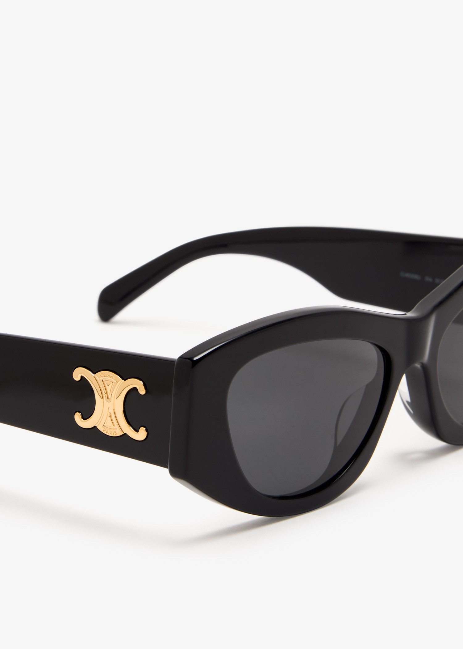 CELINE Triomphe geometric sunglasses for Women - Black in