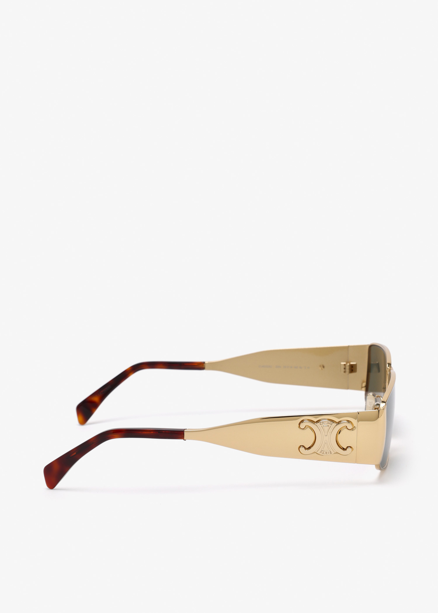 CELINE Triomphe metal sunglasses for Men - Gold in KSA | Level Shoes
