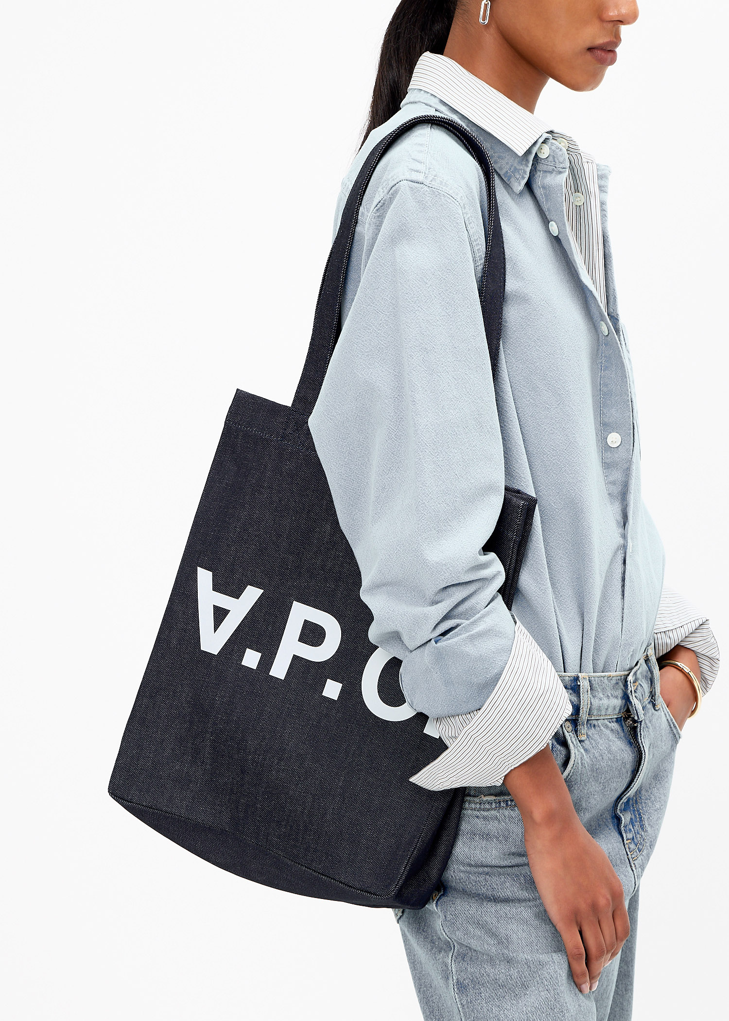 A.P.C. LAURE TOTE BAG ローレトートバッグ COCSX M61445 IAI Laure Tote Bag | Denim | A.P.C.