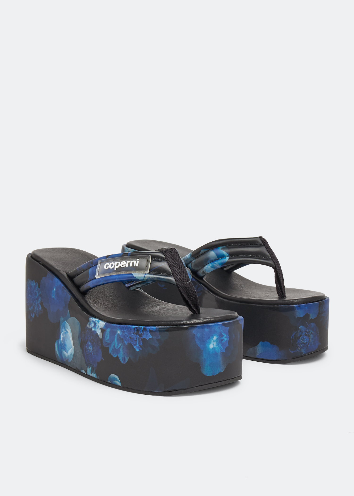 【関税&送料込】Coperni Sandals Black Coperni Branded Wedge Sandal Black – Cycle Platform