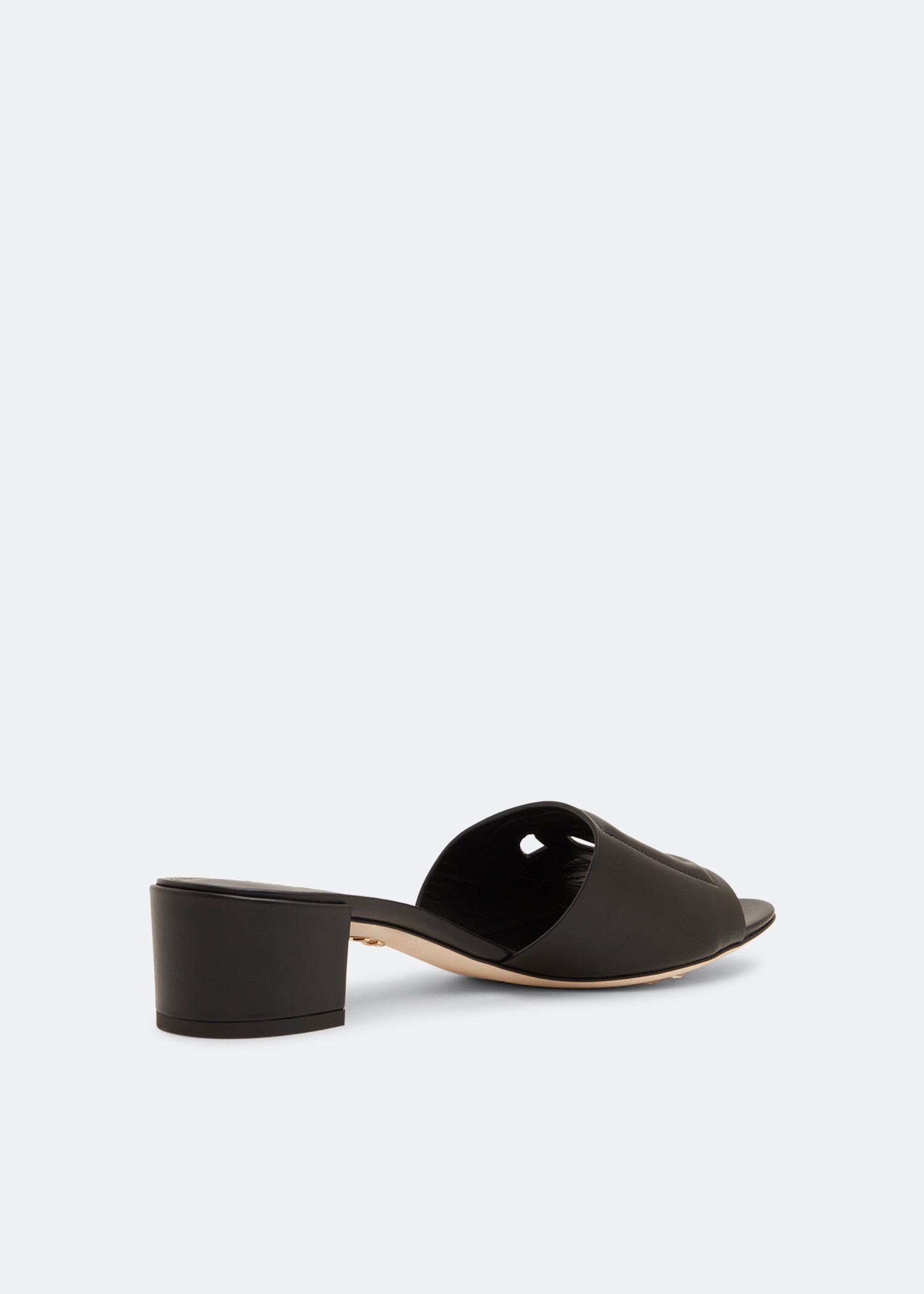 Dolce&Gabbana DG logo mules for Women - Black in UAE | Level