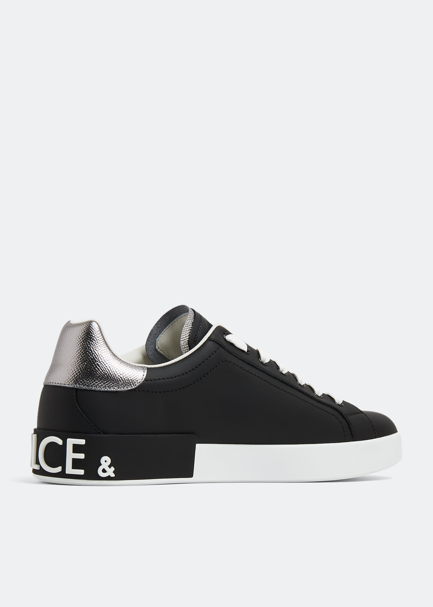 スニーカー DOLCE & GABBANA 'Portofino' sneakers Black  CS1772A1065 Calfskin Portofino sneakers in Black for Men | Dolce&Gabbana® US