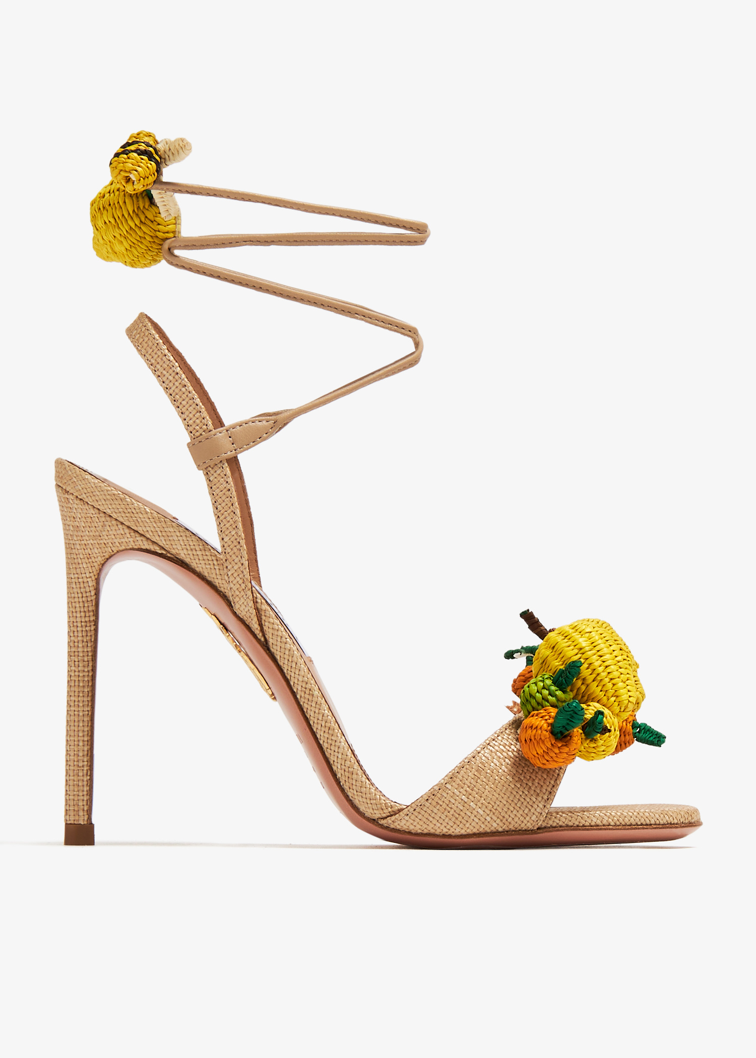 Aquazzura Citrus Punch 105 sandals for Women - Beige in UAE