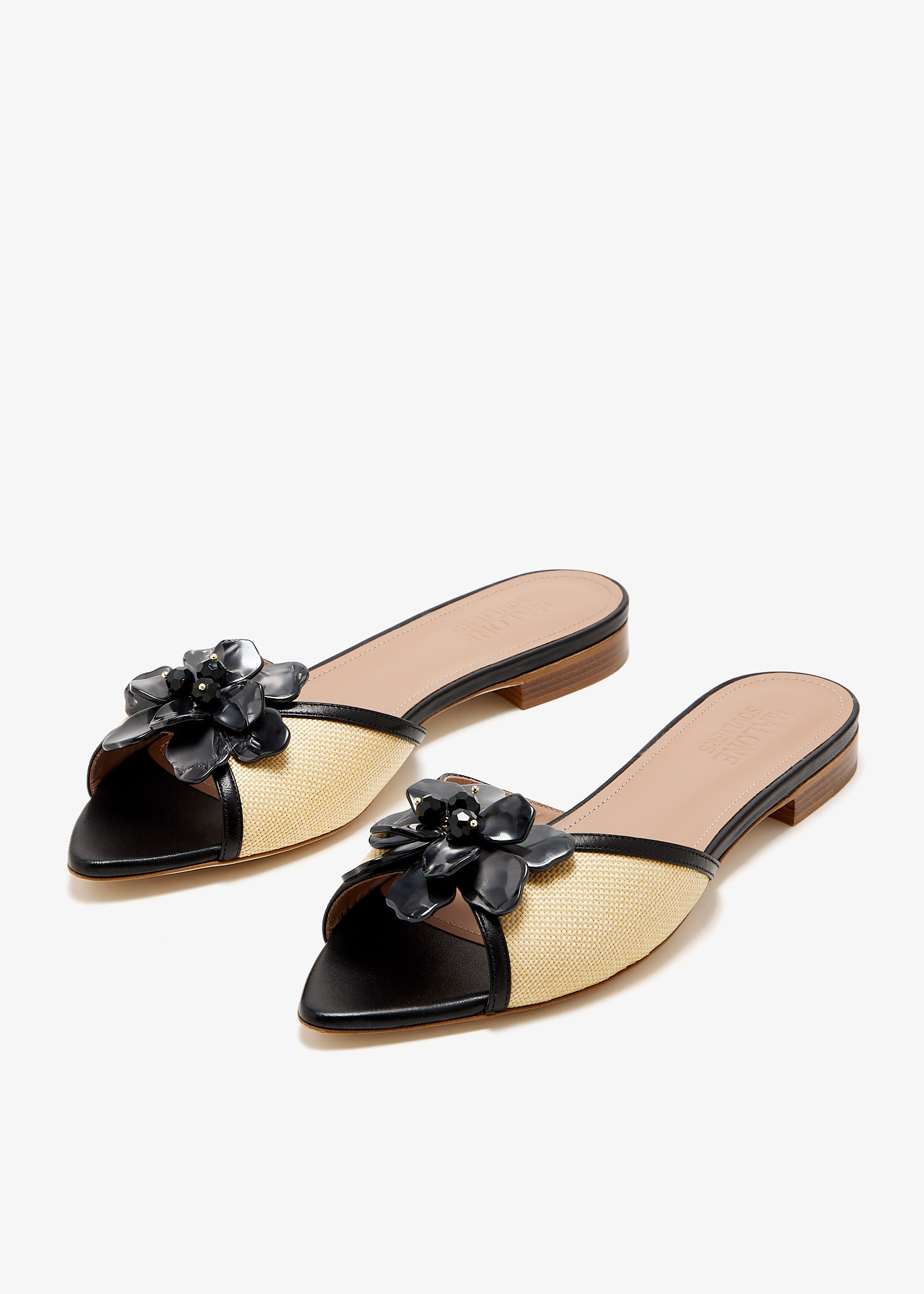 Malone Souliers Cyd flat sandals for Women - Beige in Qatar