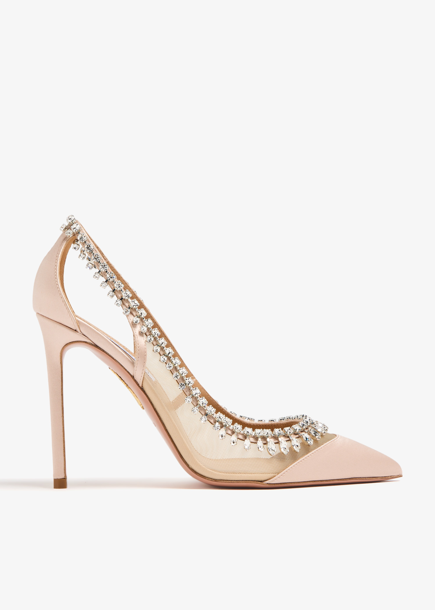 Aquazzura Crystal Crush 105 pumps for Women - Pink in Kuwait
