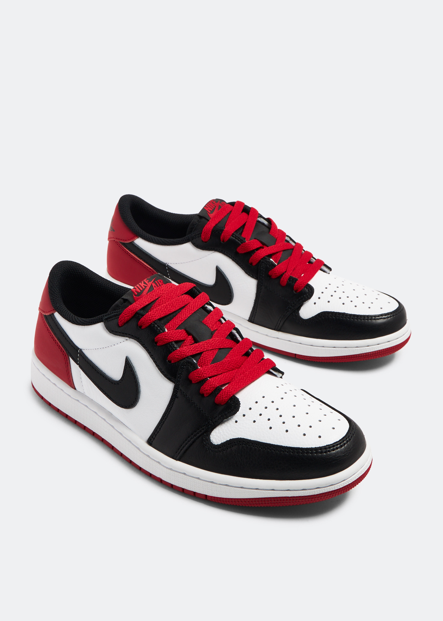 Nike Air Jordan 1 Low 'Black Toe' sneakers for Men - White in UAE