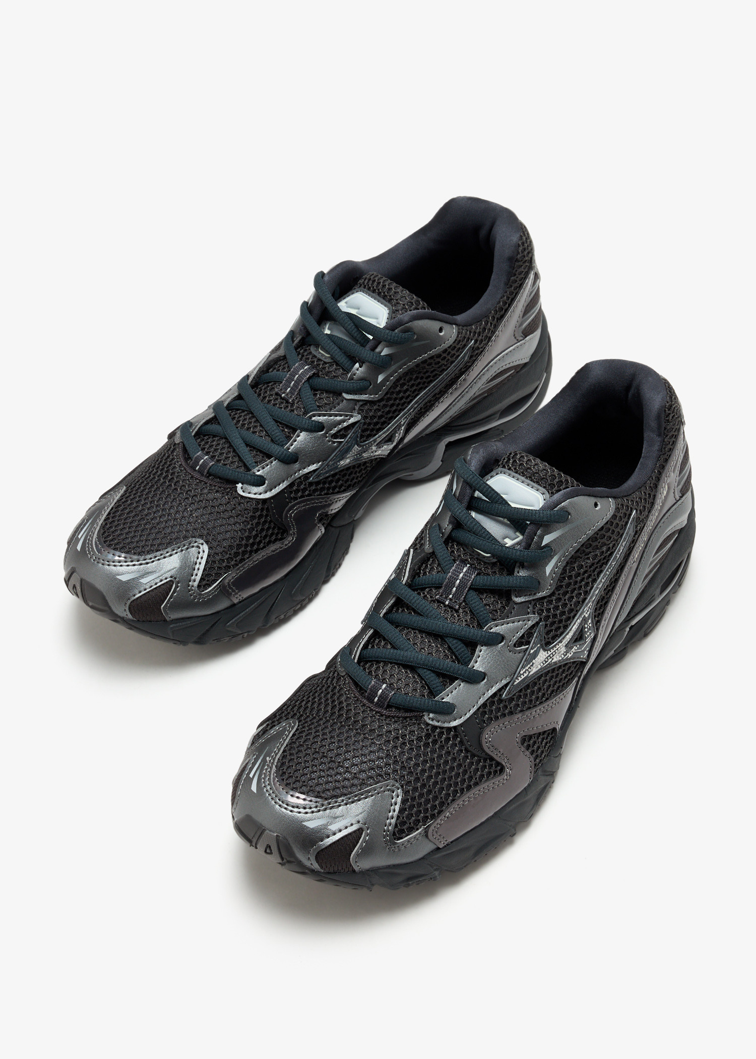 スニーカー MIZUNO SS25 Wave Rider 10 - Sneakers (D1GA2431 11) Wave Rider 10 Sportstyle Sneaker, Agave Green/Black Sand