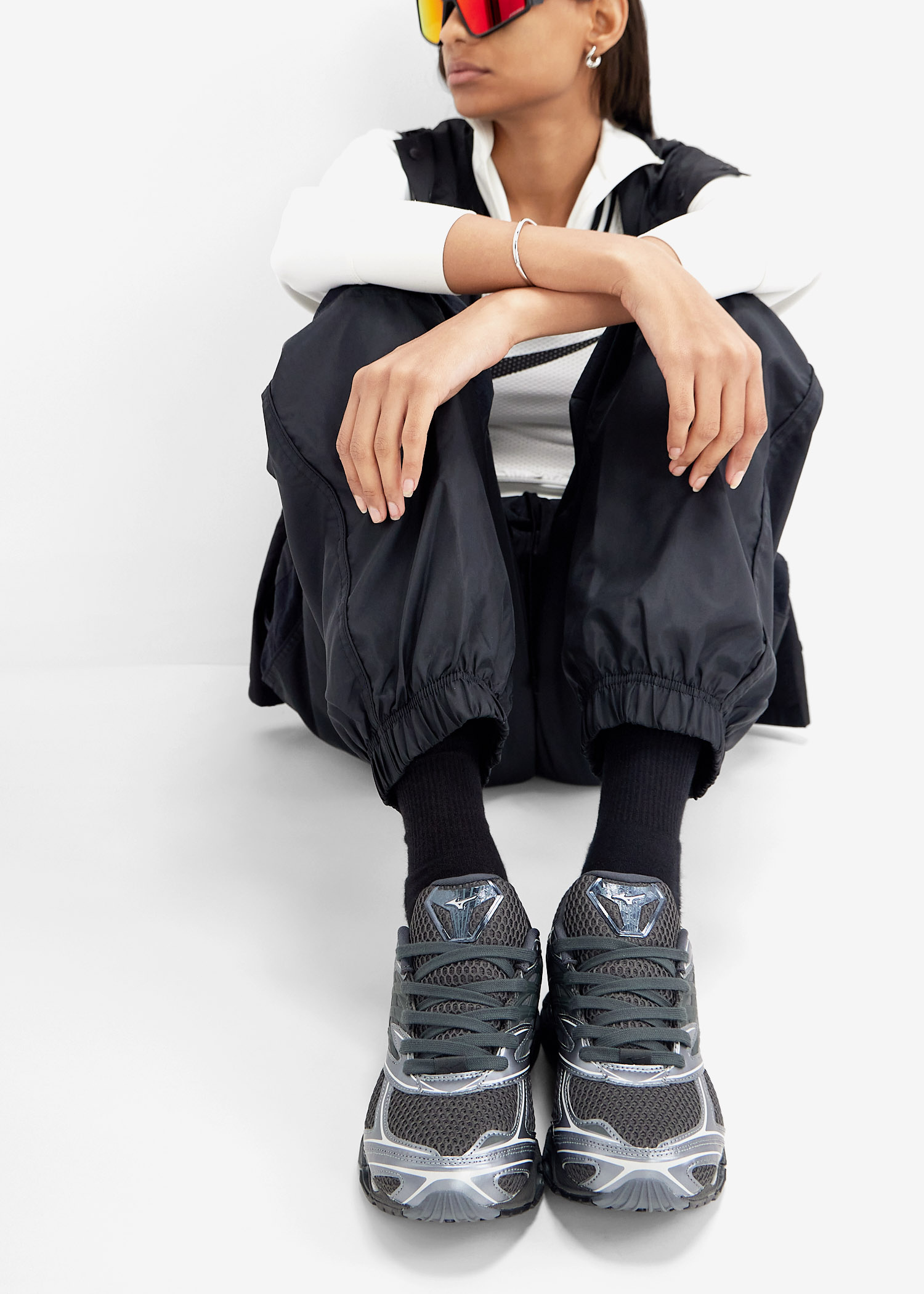 スニーカー MIZUNO Men Sneakers Black D1GA2511 03 Mizuno Wave Prochecy LS sneakers for ADULT-UNISEX, Men