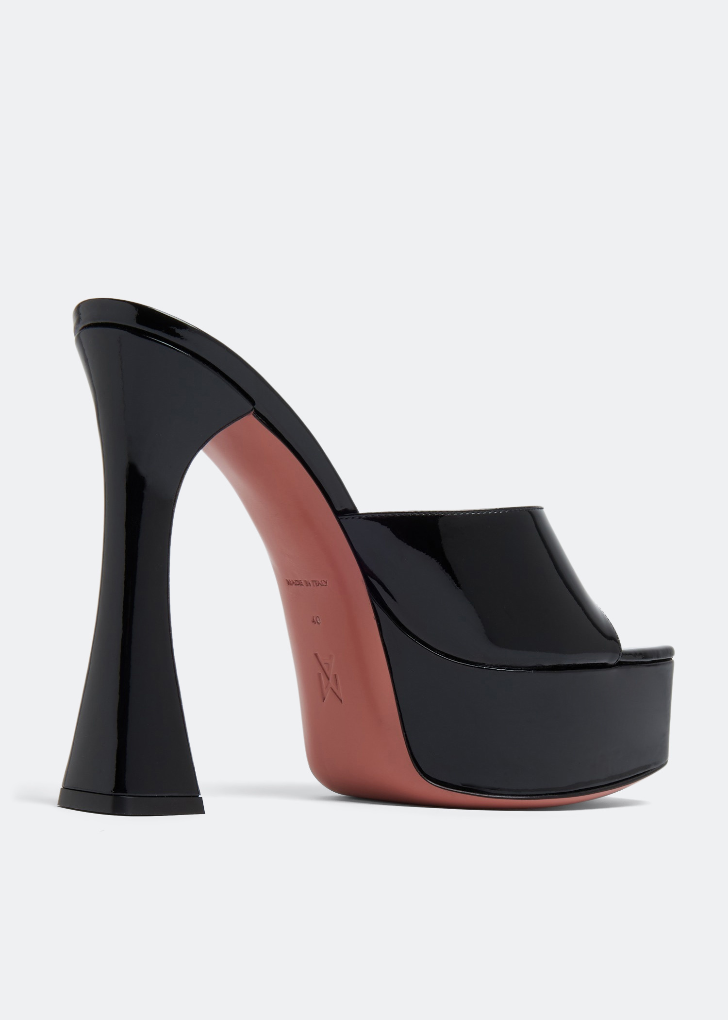 靴 Amina Muaddi platform mules Amina Muaddi Dalida platform mules for Women - Black in UAE