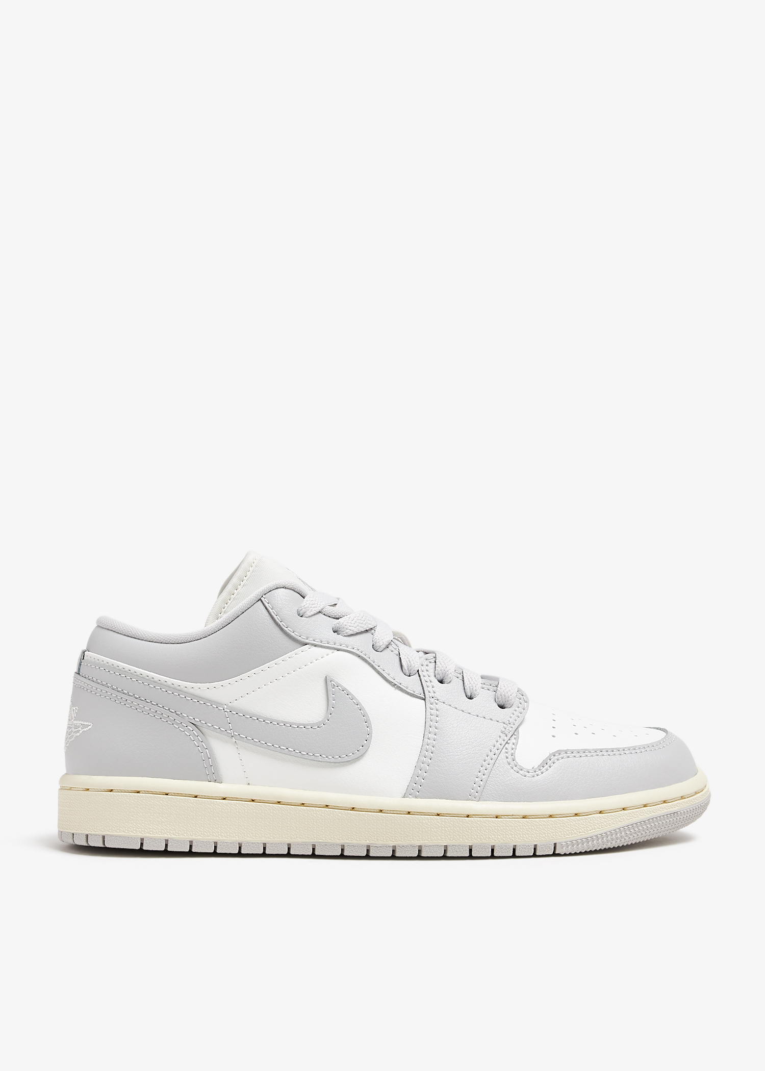 Nike Air Jordan 1 Low 灰色/白 10.5（W27.5cm） Nike Air Jordan 1 Low White Neutral Grey GS Big Kids 553560